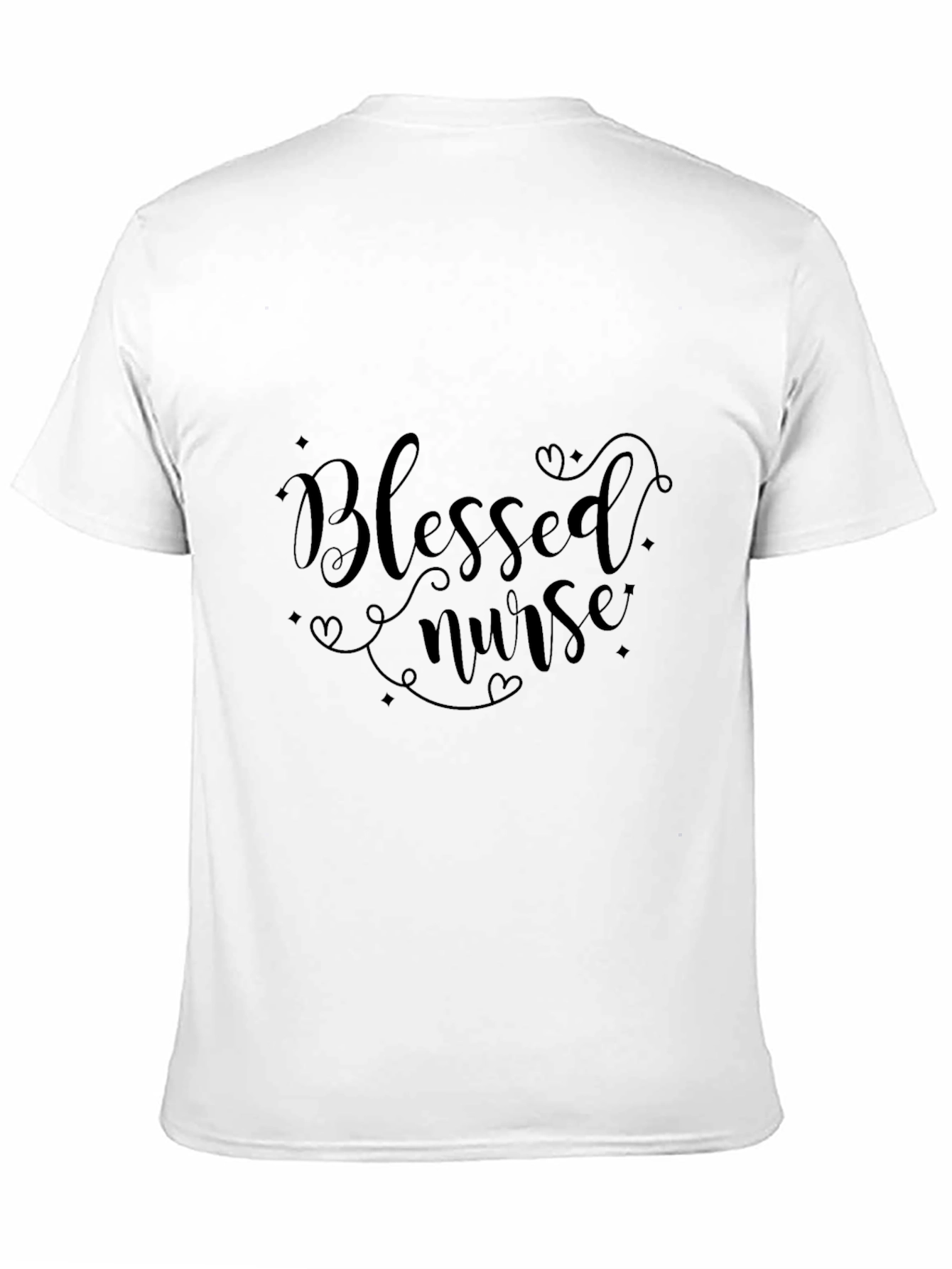 Blessed Nurse Black Graphic Tee