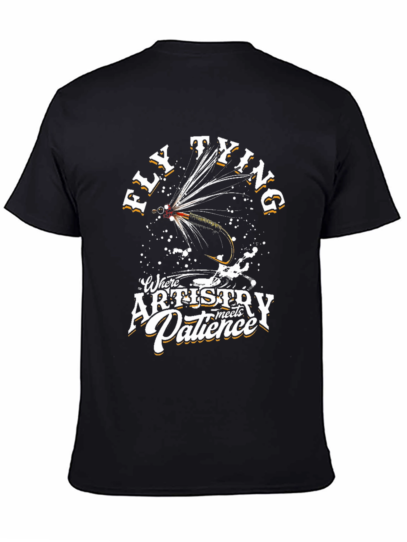 Fly Tying Artistry T-Shirt - Fishing & Hobby Apparel