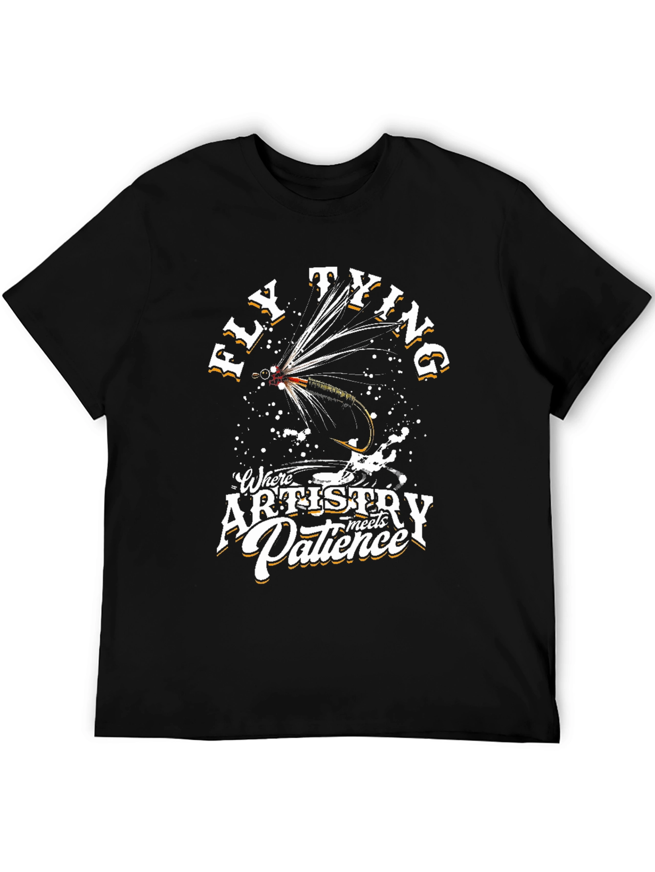 Fly Tying Artistry T-Shirt - Fishing & Hobby Apparel