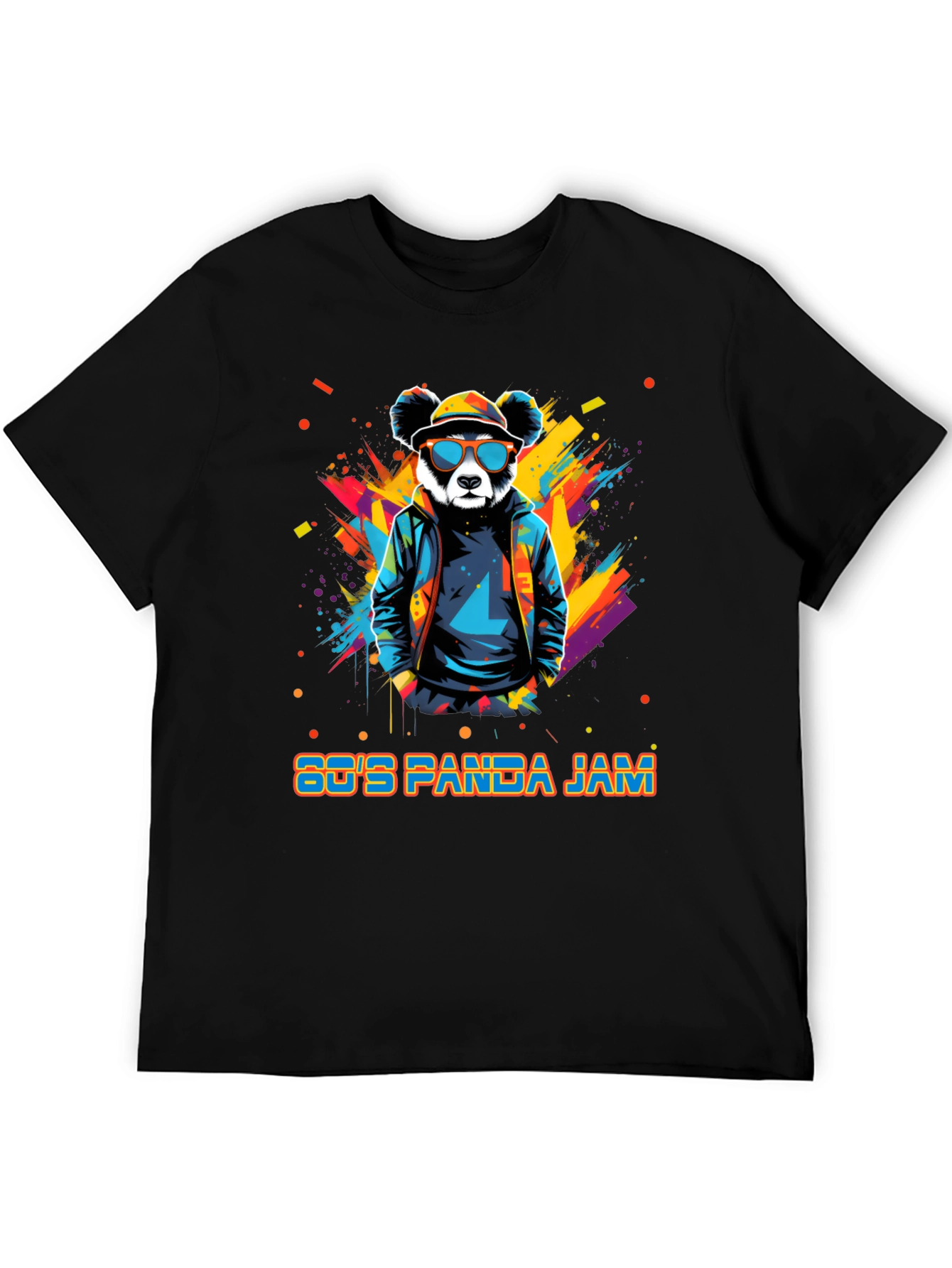 80s Panda Jam Graphic T-Shirt