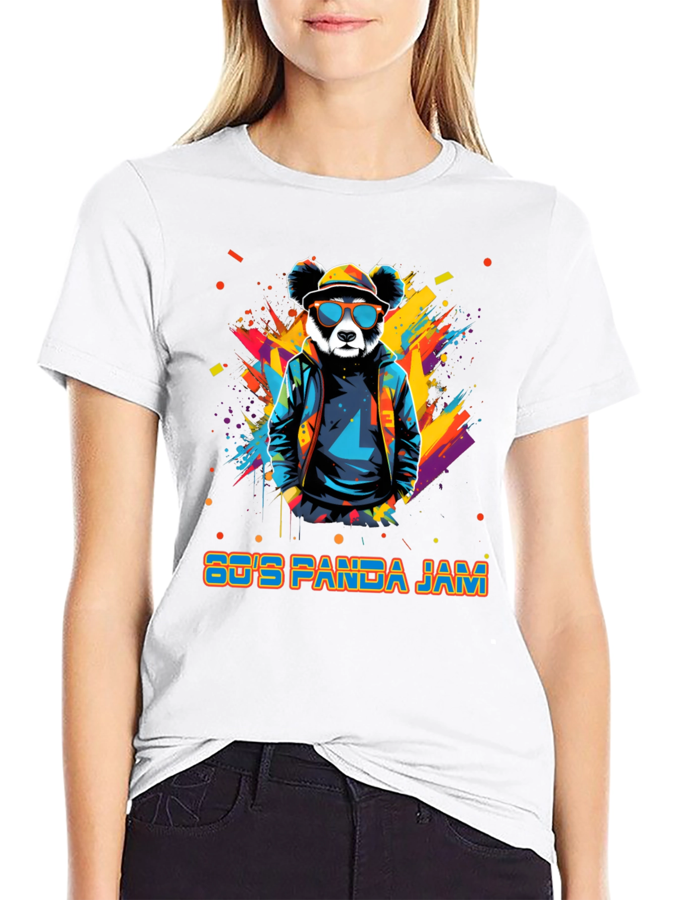 80s Panda Jam Graphic T-Shirt