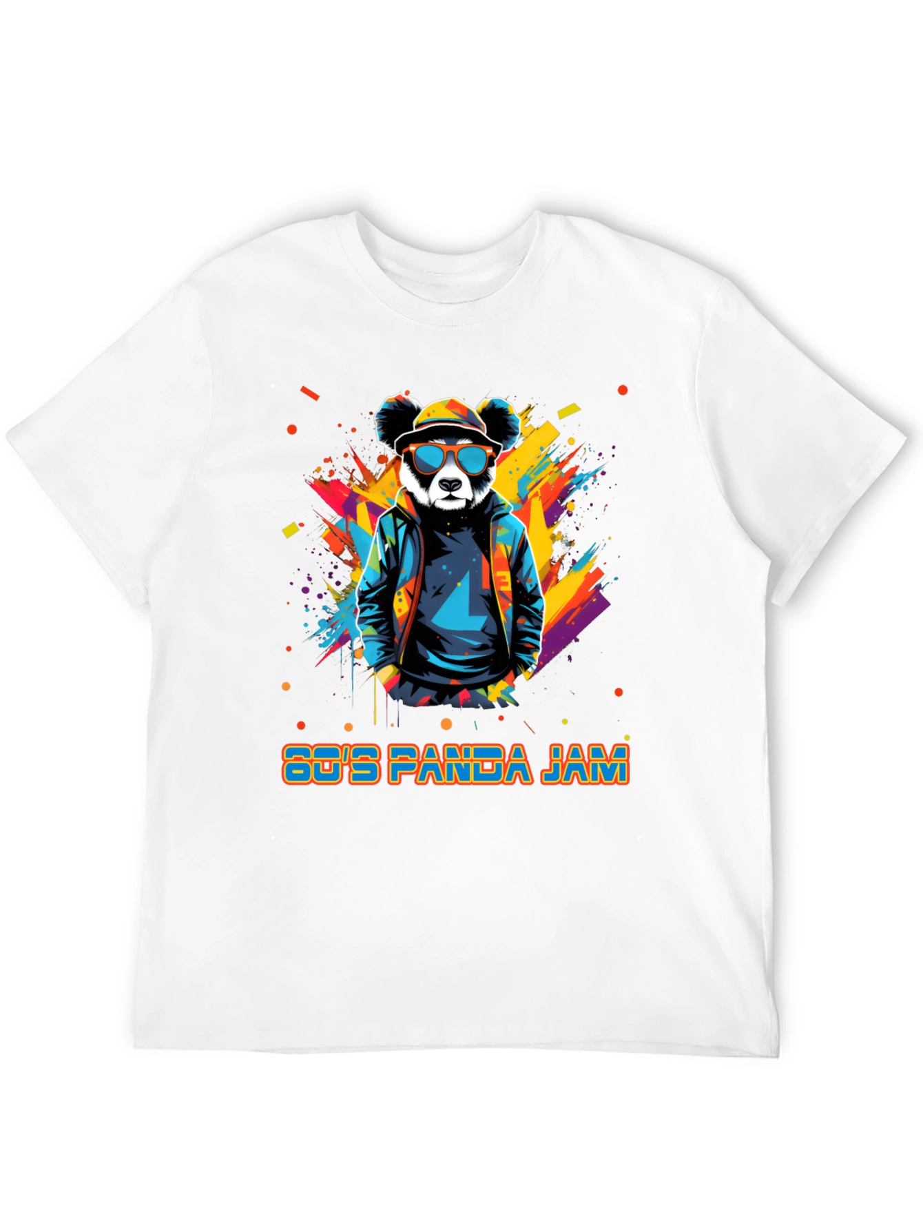 80s Panda Jam Graphic T-Shirt