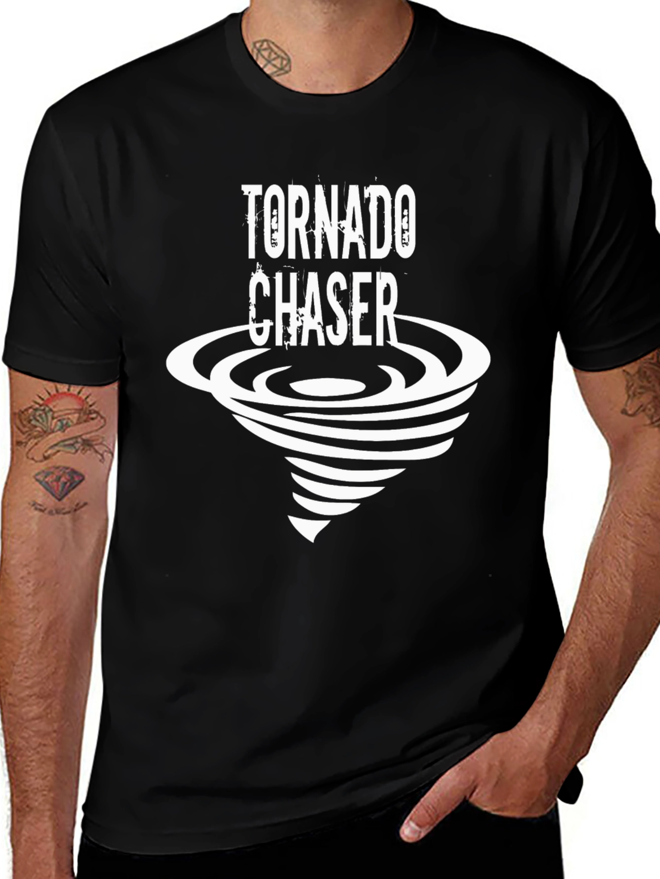 Tornado Chaser Graphic Tee - Weather Enthusiast Shirt