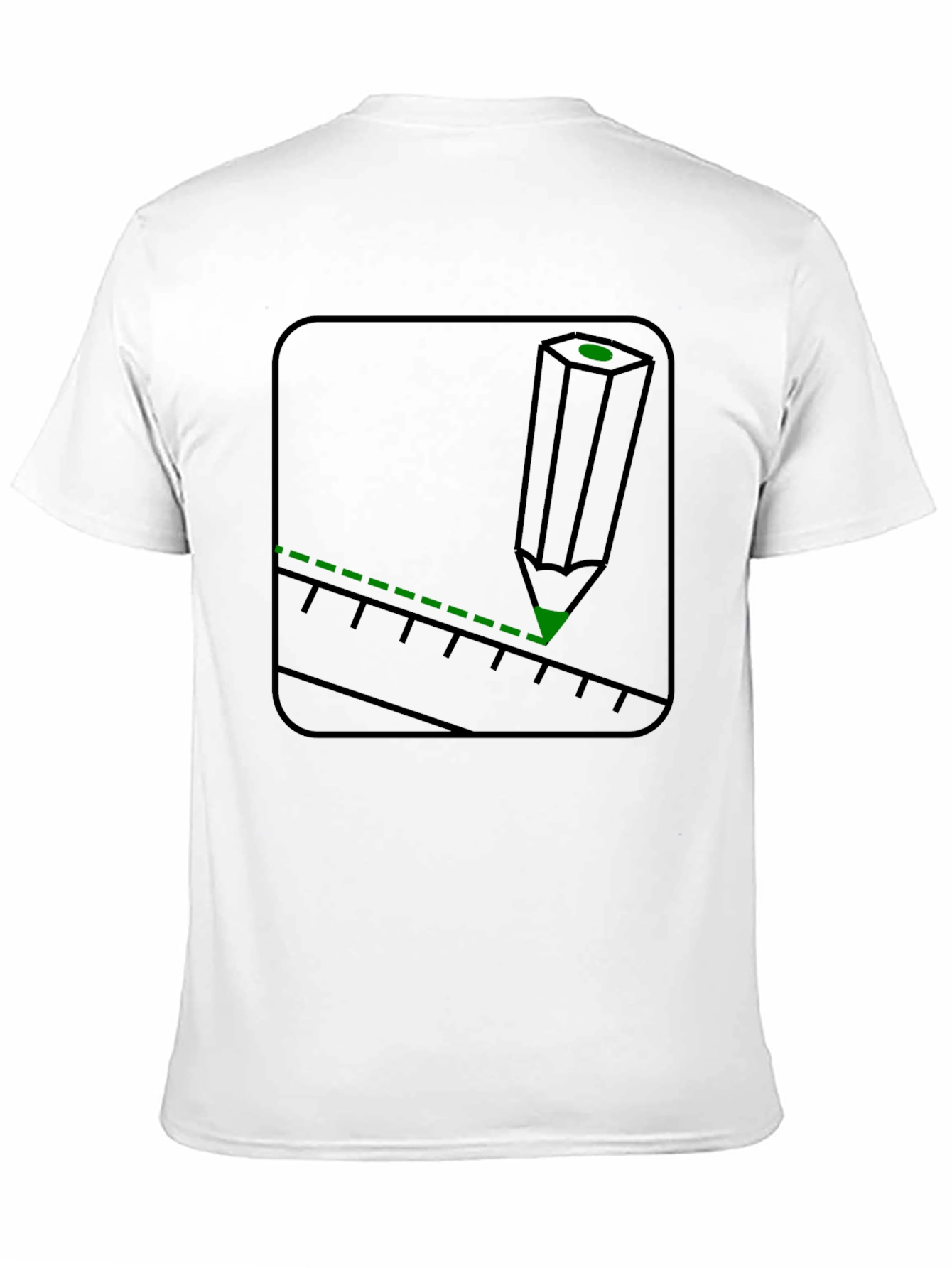 Architects Tee: Pencil & Ruler Graphic T-Shirt