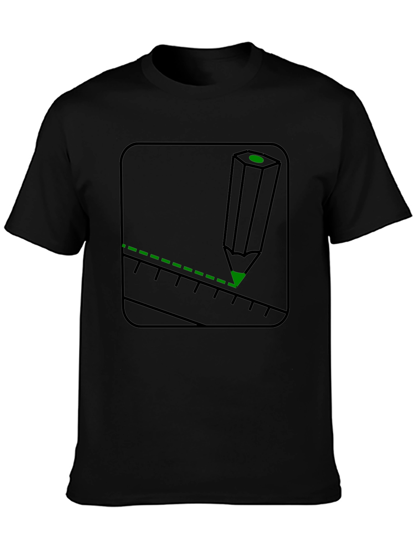 Architects Tee: Pencil & Ruler Graphic T-Shirt