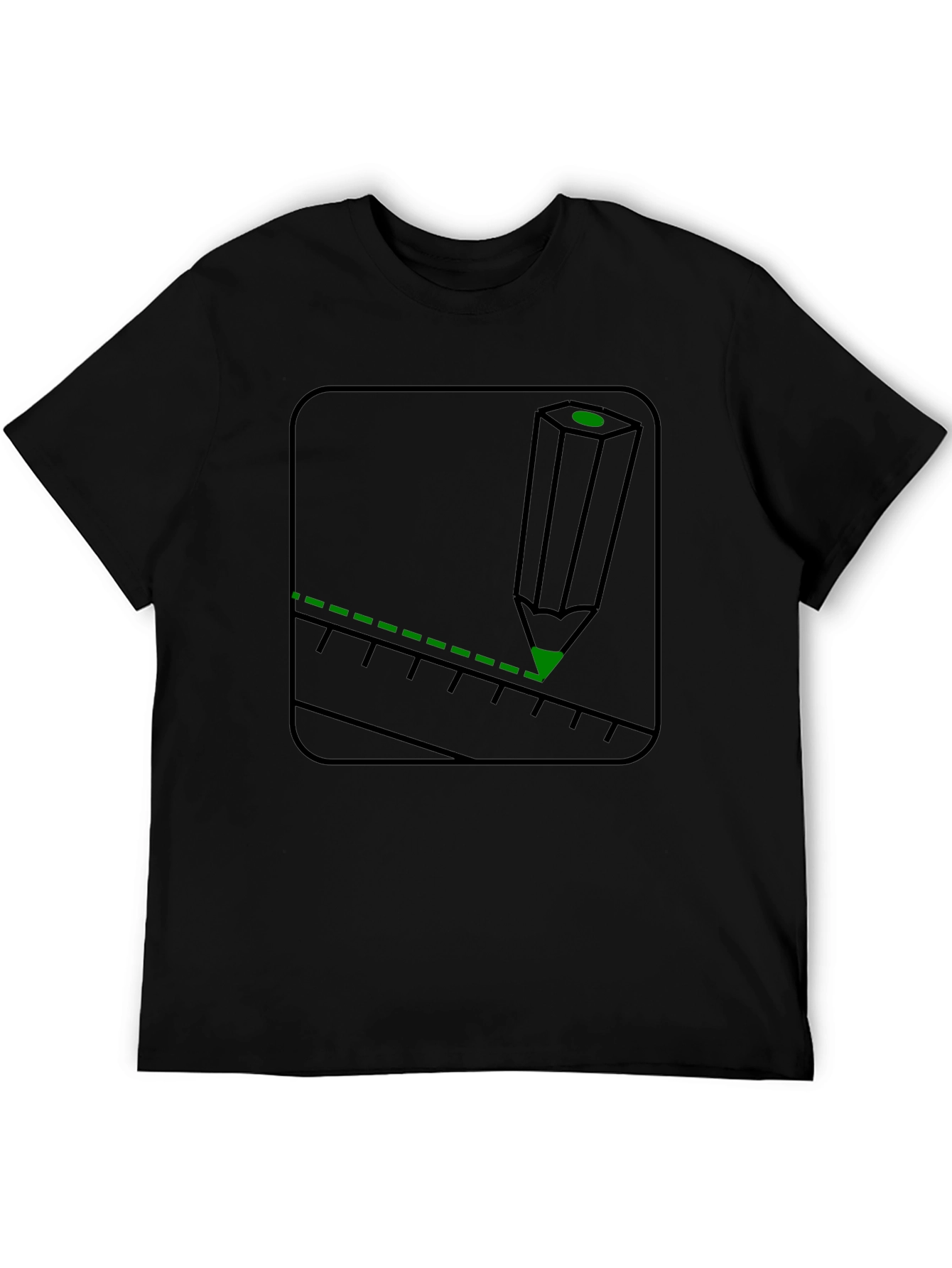 Architects Tee: Pencil & Ruler Graphic T-Shirt