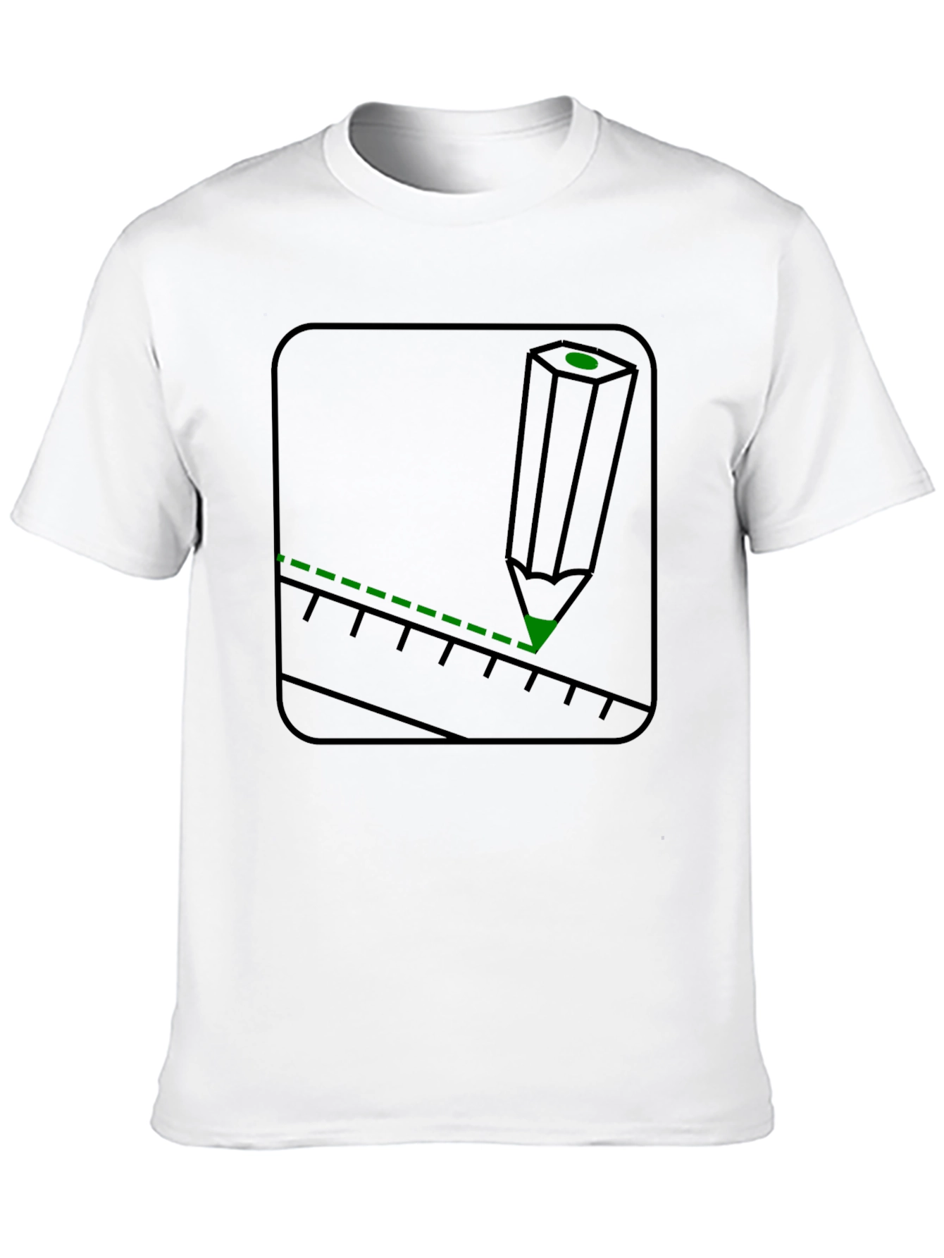 Architects Tee: Pencil & Ruler Graphic T-Shirt