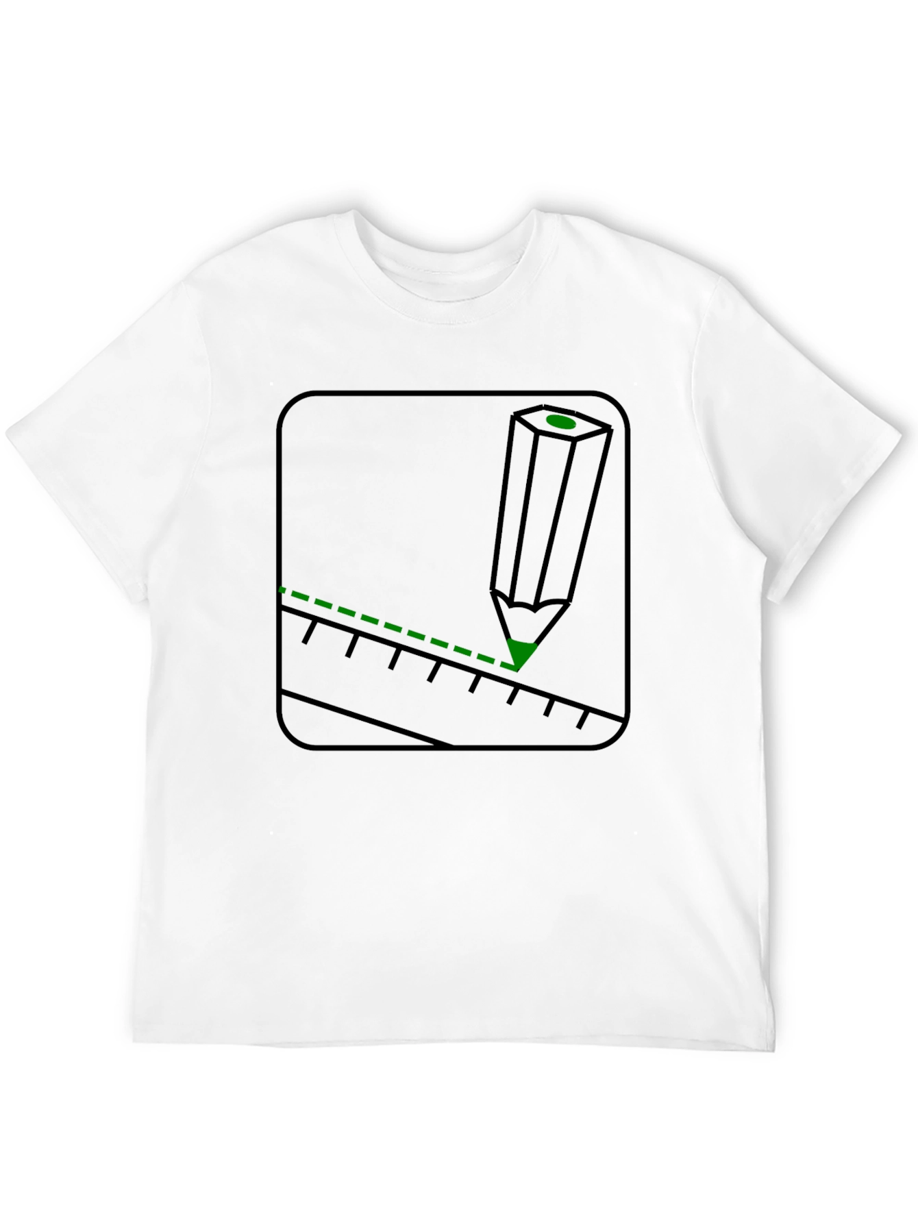 Architects Tee: Pencil & Ruler Graphic T-Shirt
