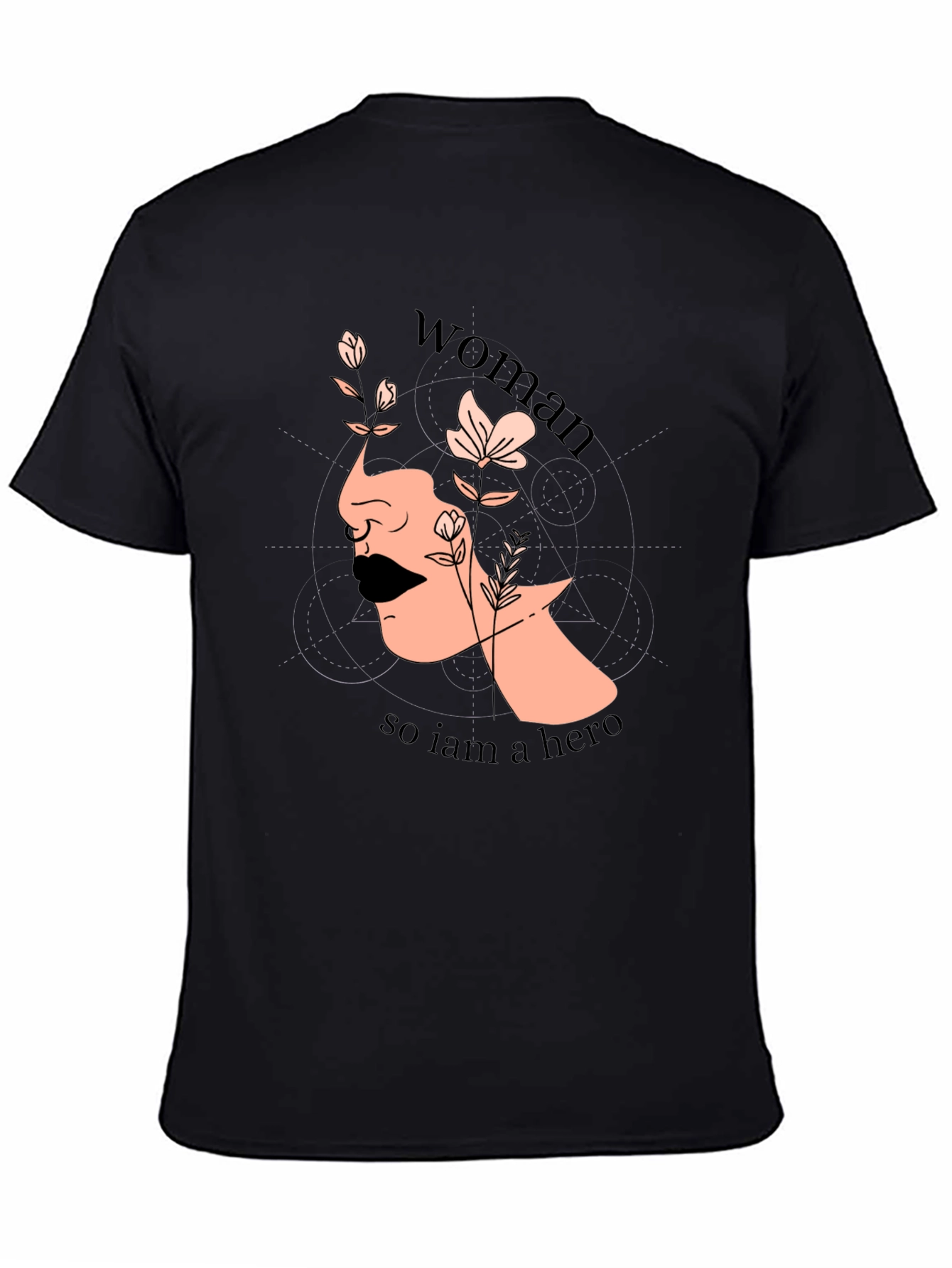 Woman Hero Graphic T-Shirt - Empowering Design