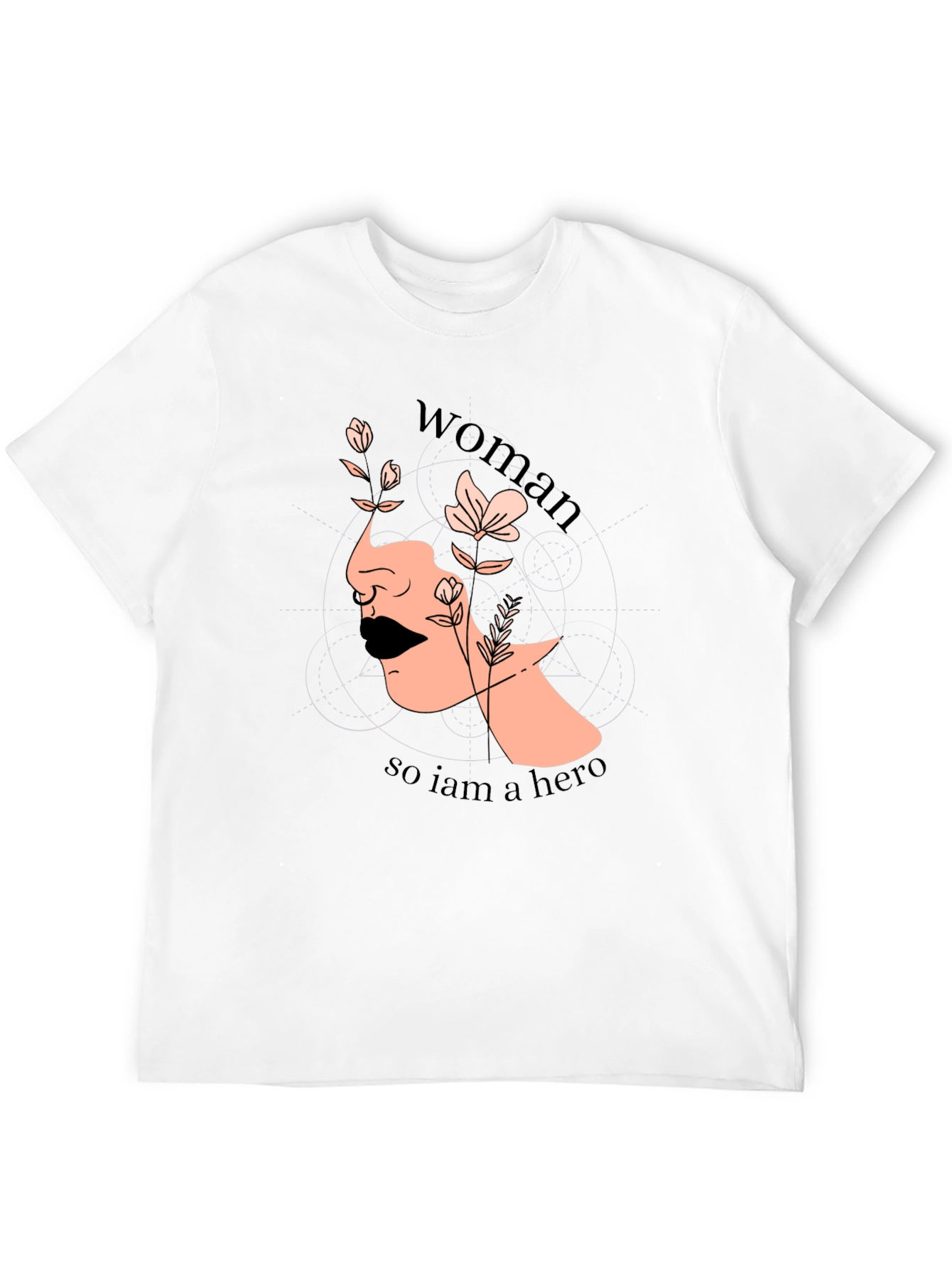 Woman Hero Graphic T-Shirt - Empowering Design