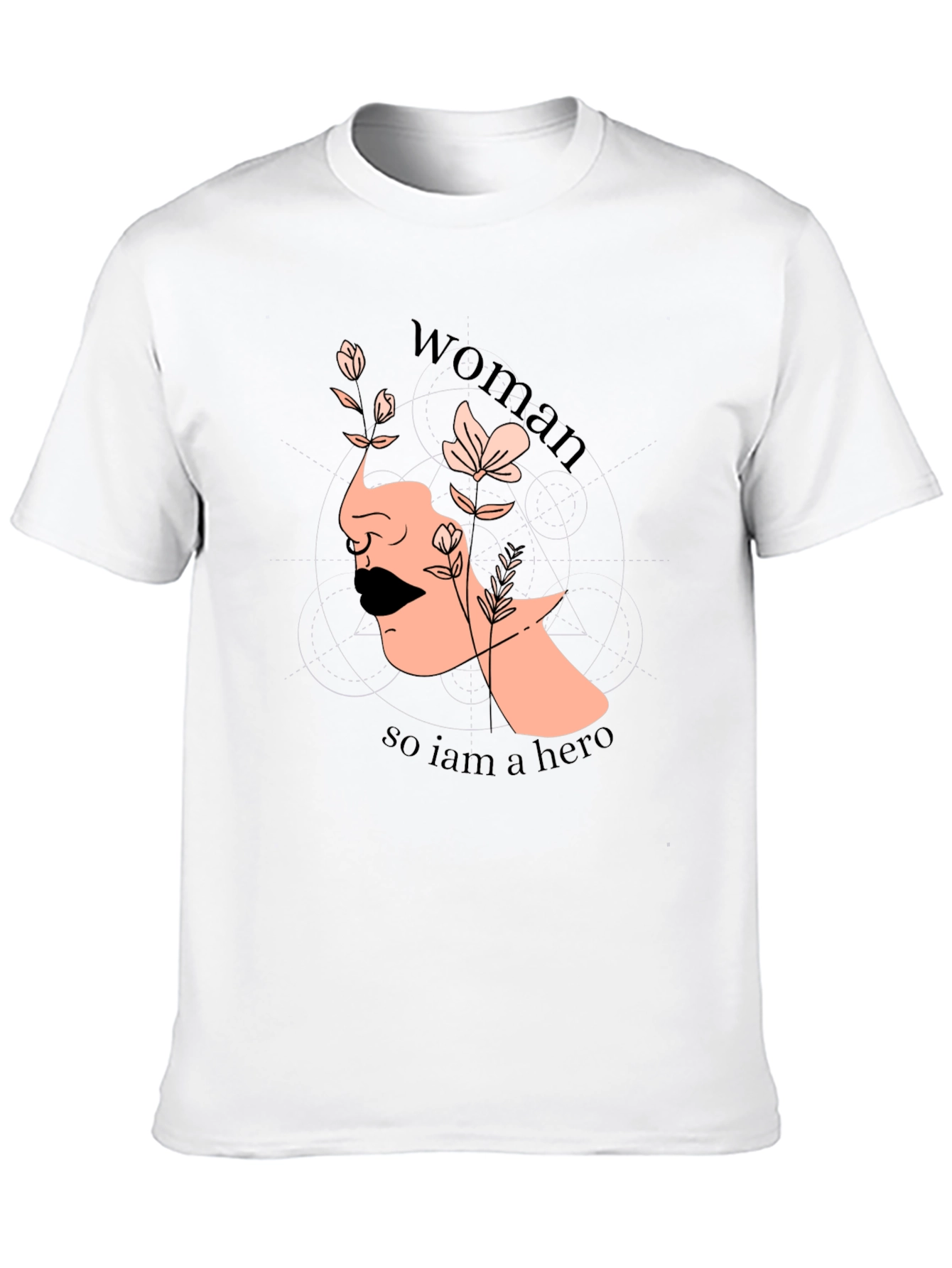 Woman Hero Graphic T-Shirt - Empowering Design