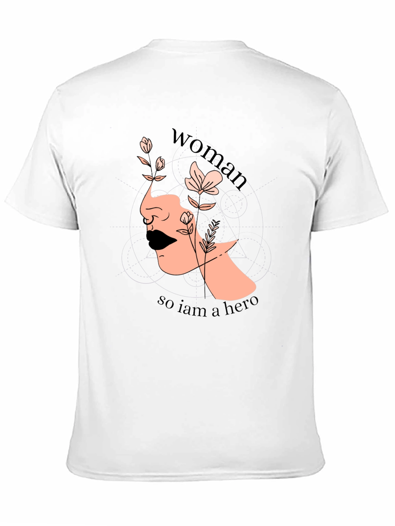 Woman Hero Graphic T-Shirt - Empowering Design