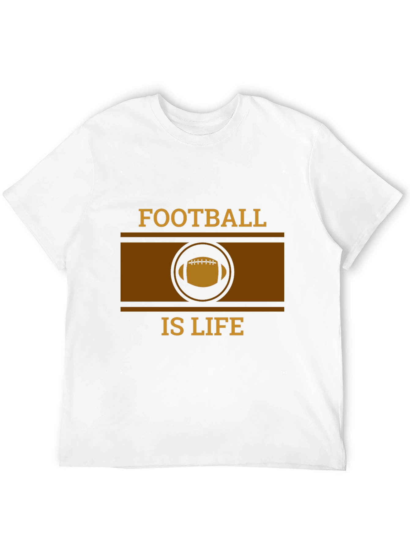 Football is Life Graphic Tee
