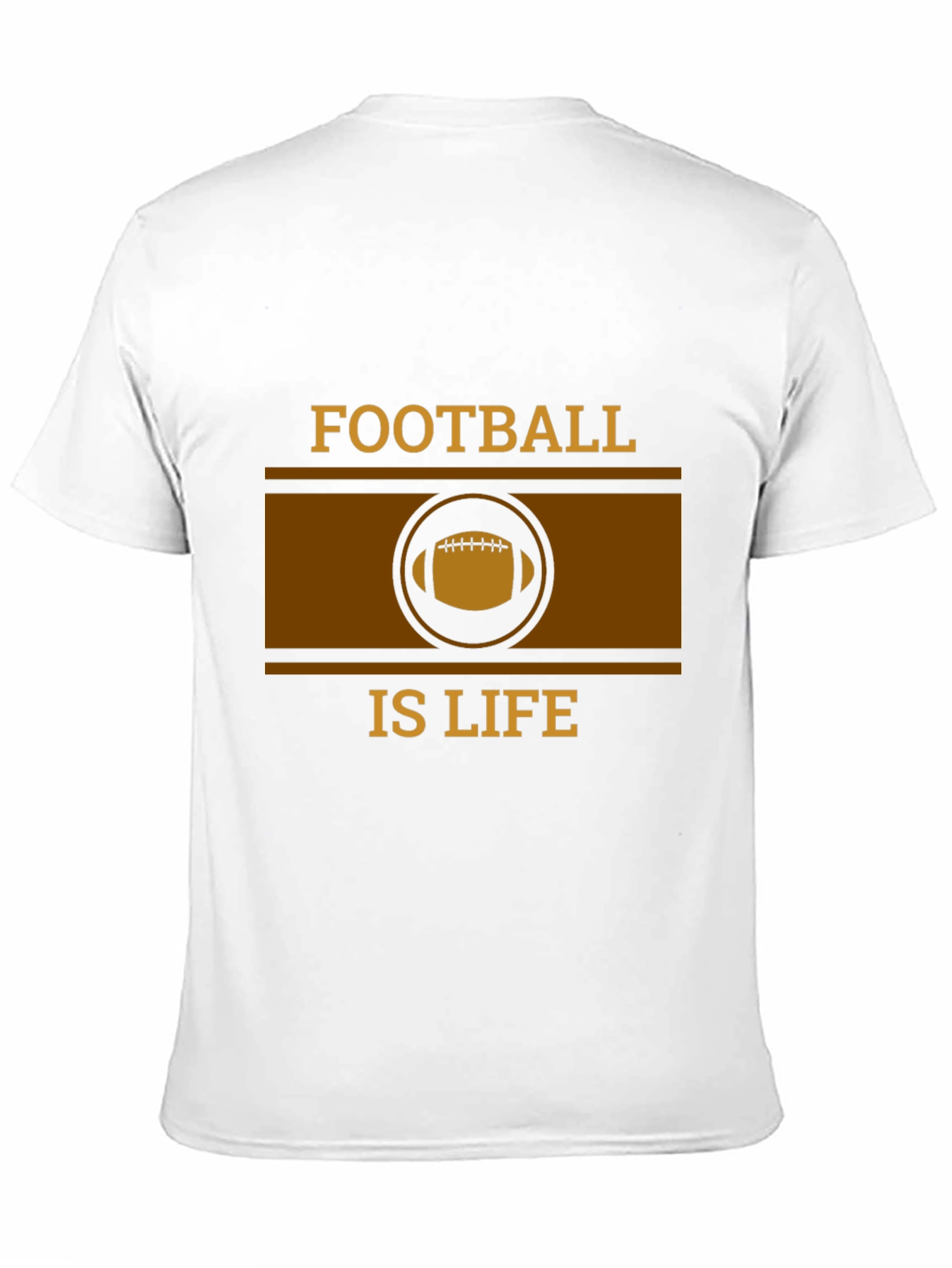 Football is Life Graphic Tee