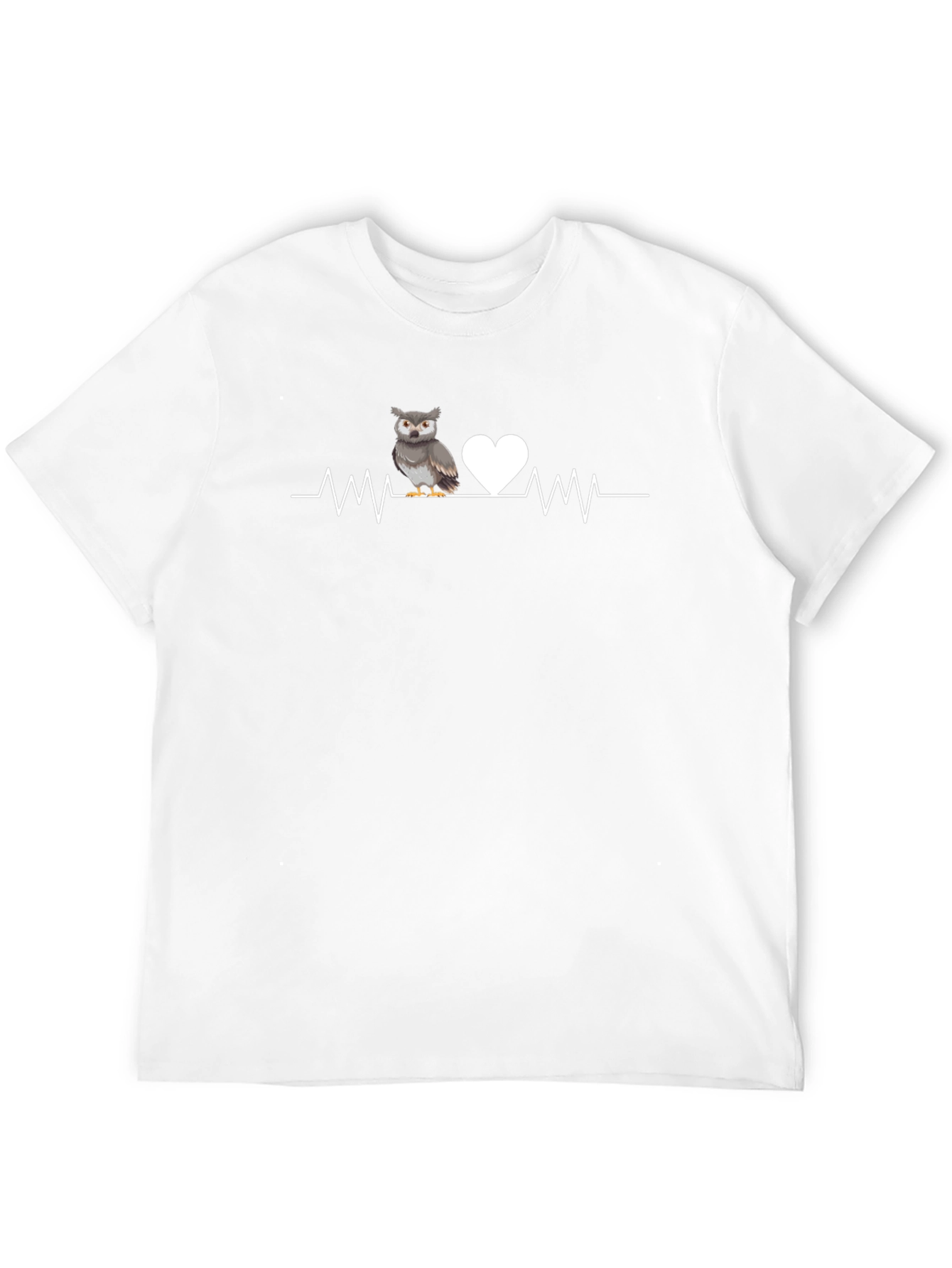 Owl Heartbeat T-Shirt - Love for Owls