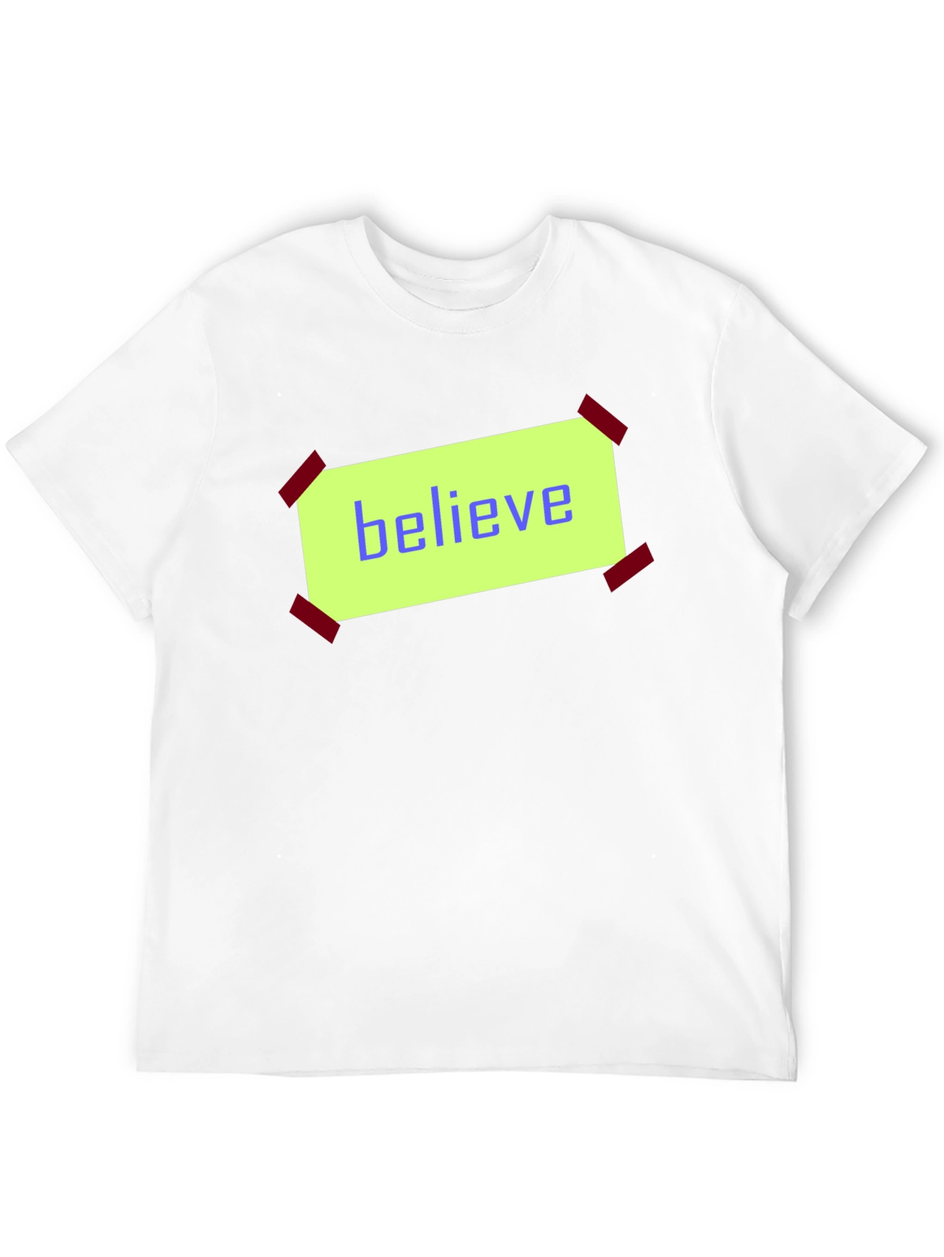 Believe Graphic Print Black Cotton T-Shirt