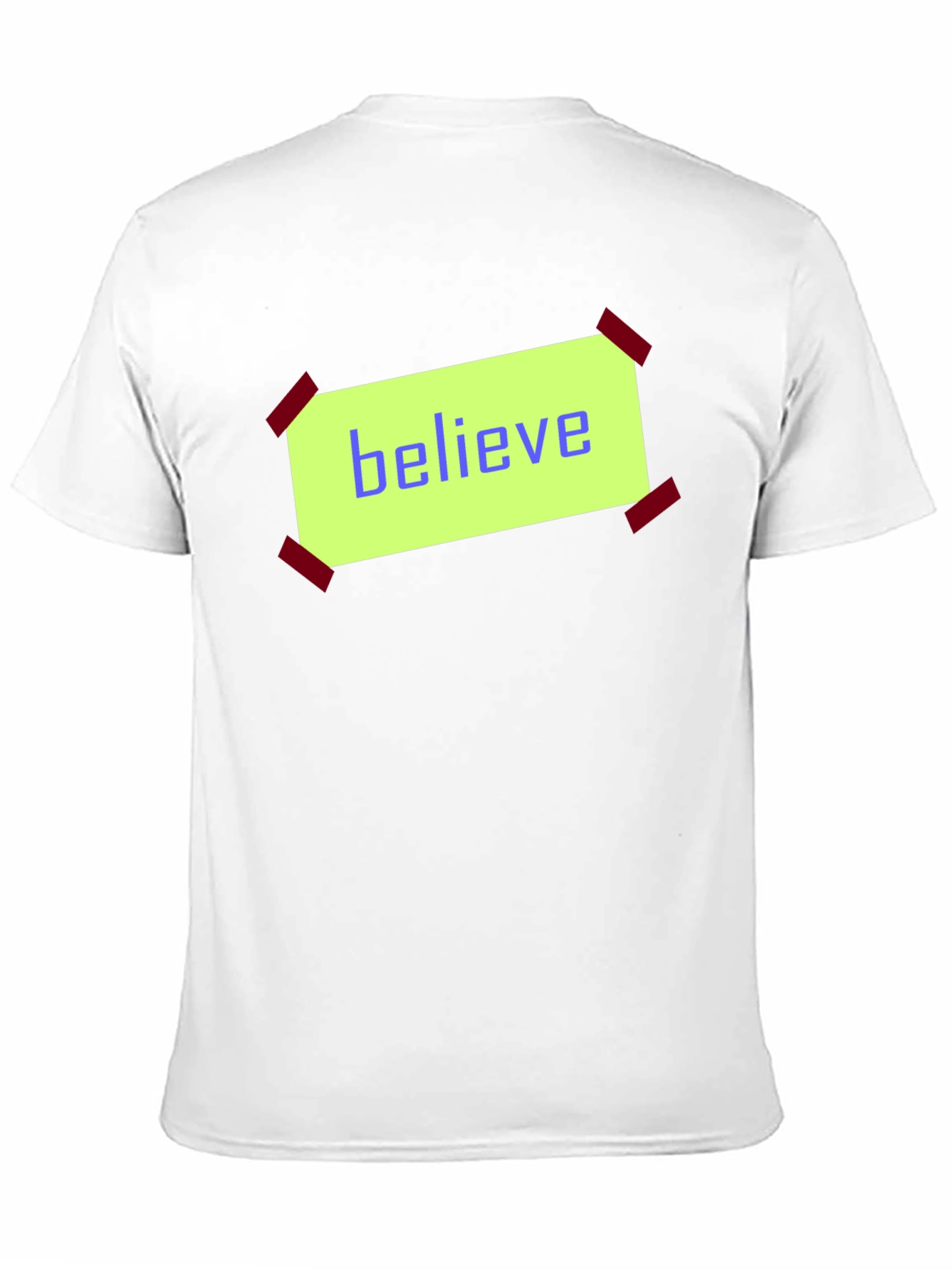 Believe Graphic Print Black Cotton T-Shirt