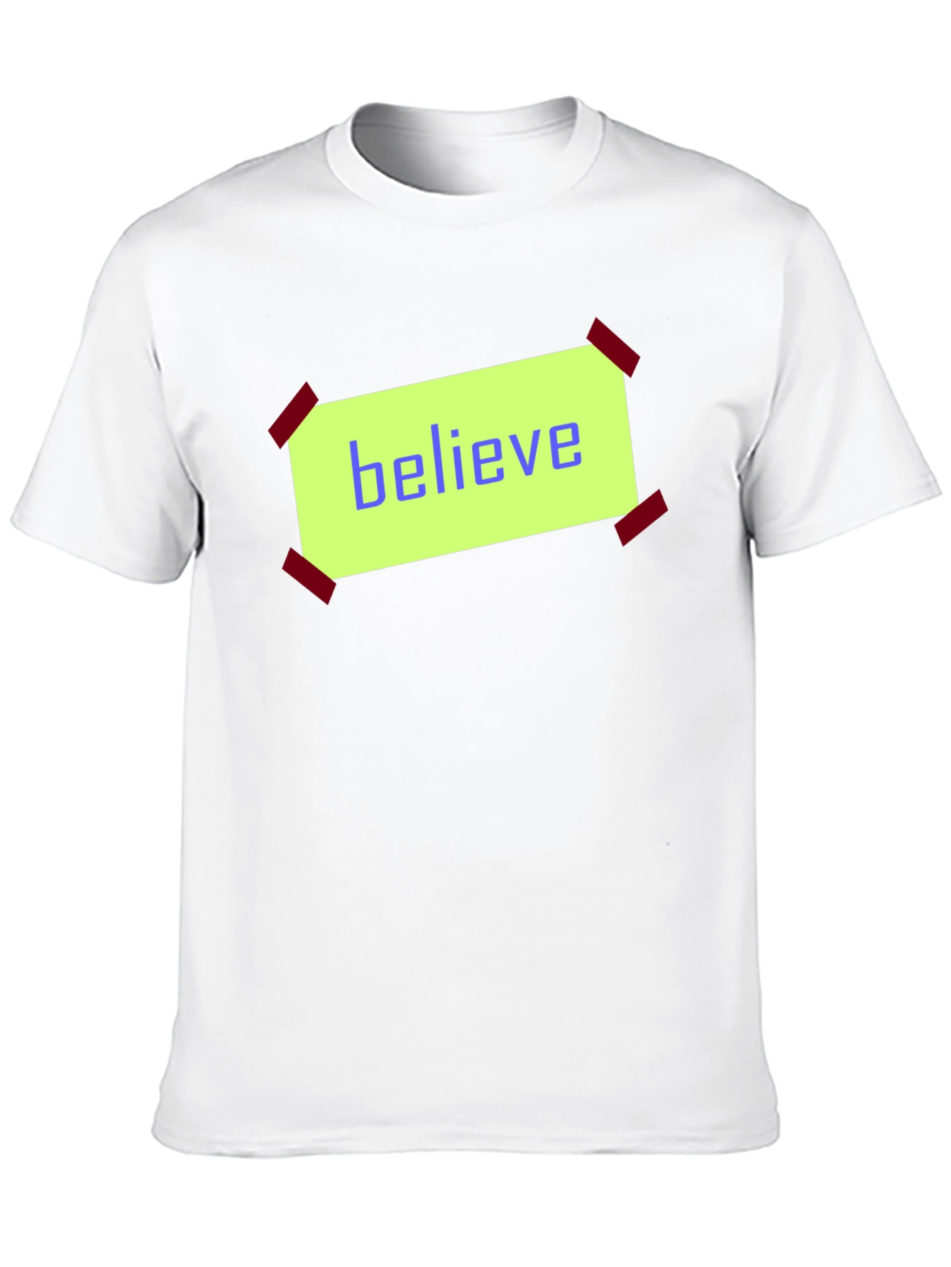 Believe Graphic Print Black Cotton T-Shirt