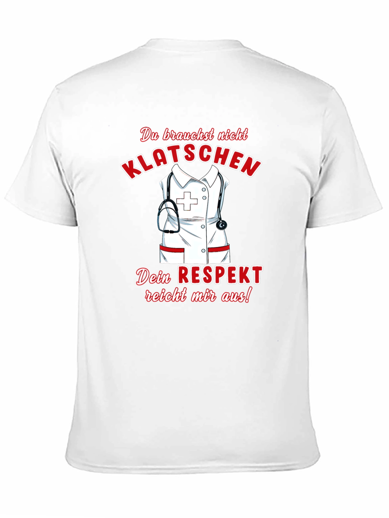 Respect Nurse T-Shirt - Black Cotton Tee