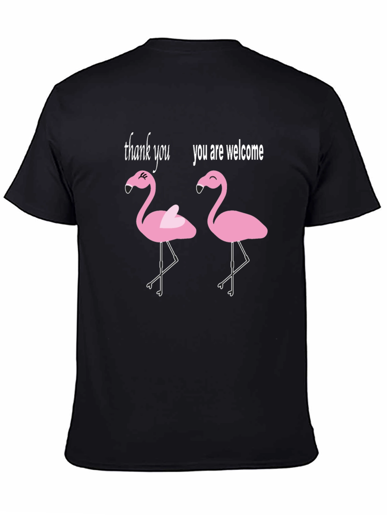 Funny Flamingo T-Shirt - Thank You Youre Welcome Tee
