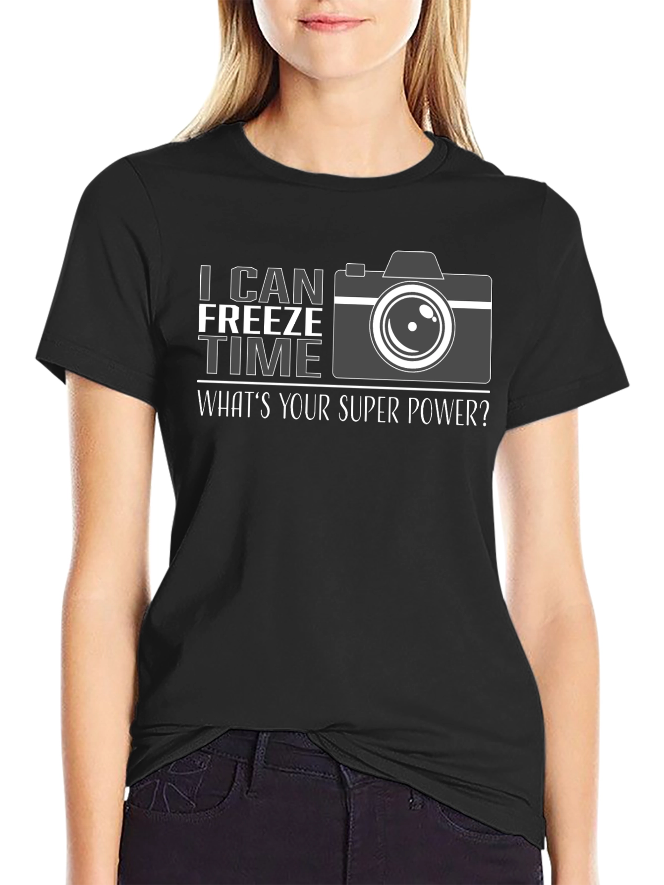 I Can Freeze Time T-Shirt Photographer Graphic Tee