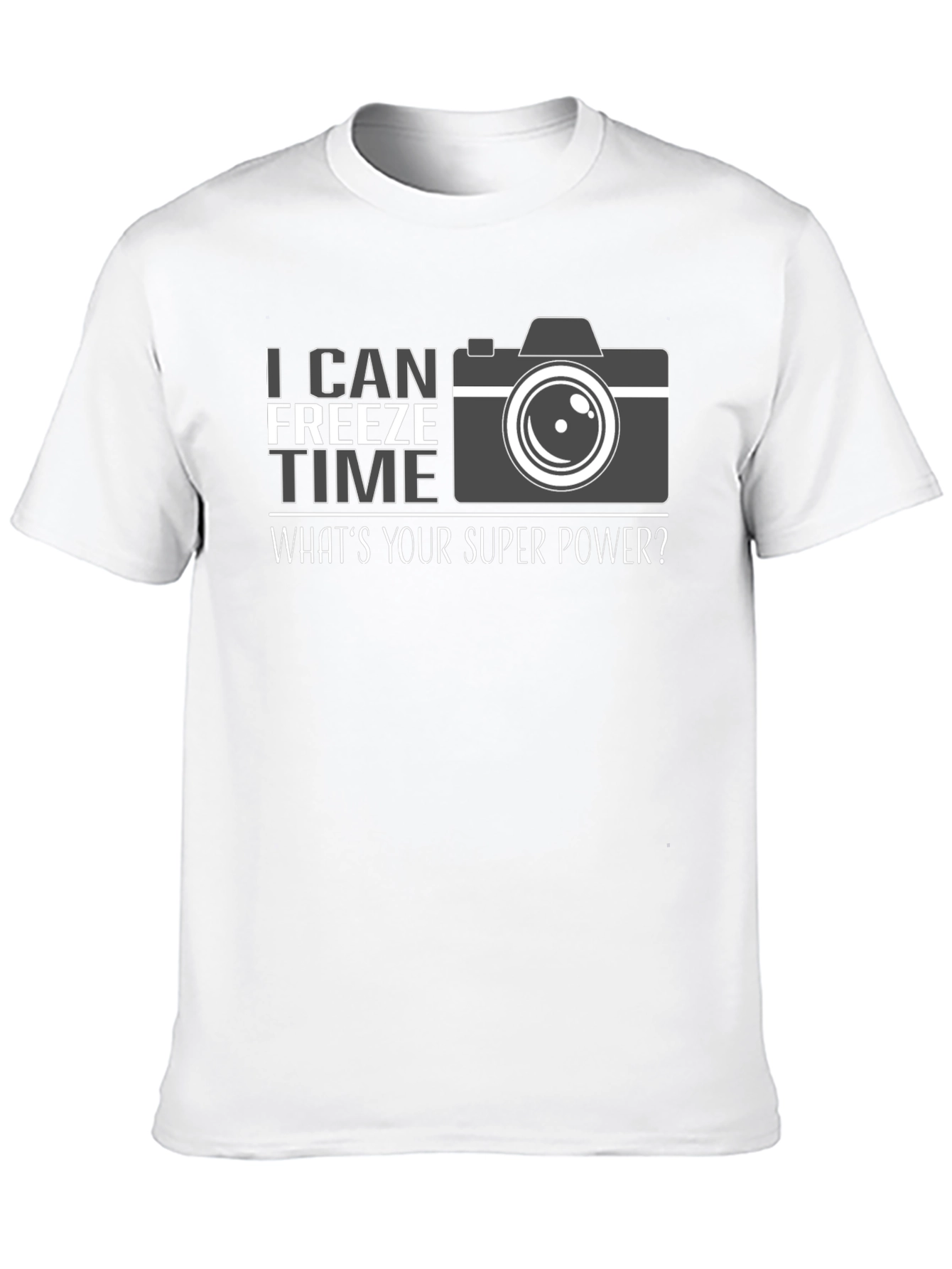 I Can Freeze Time T-Shirt Photographer Graphic Tee