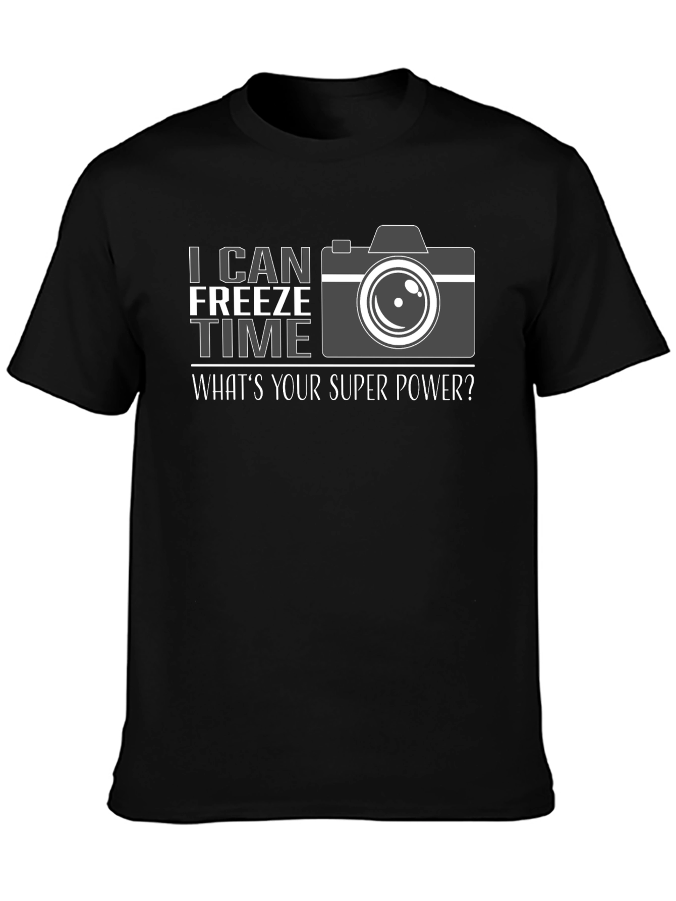 I Can Freeze Time T-Shirt Photographer Graphic Tee