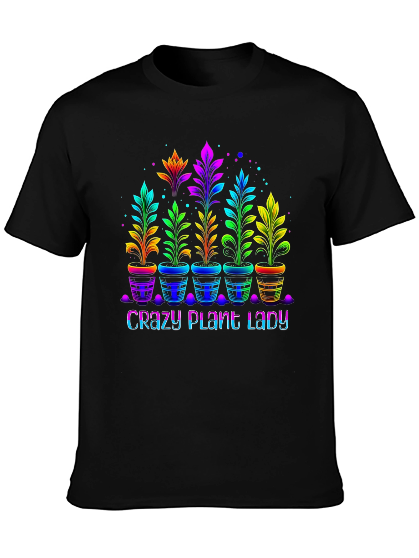 Crazy Plant Lady T-Shirt Floral Graphic Tee