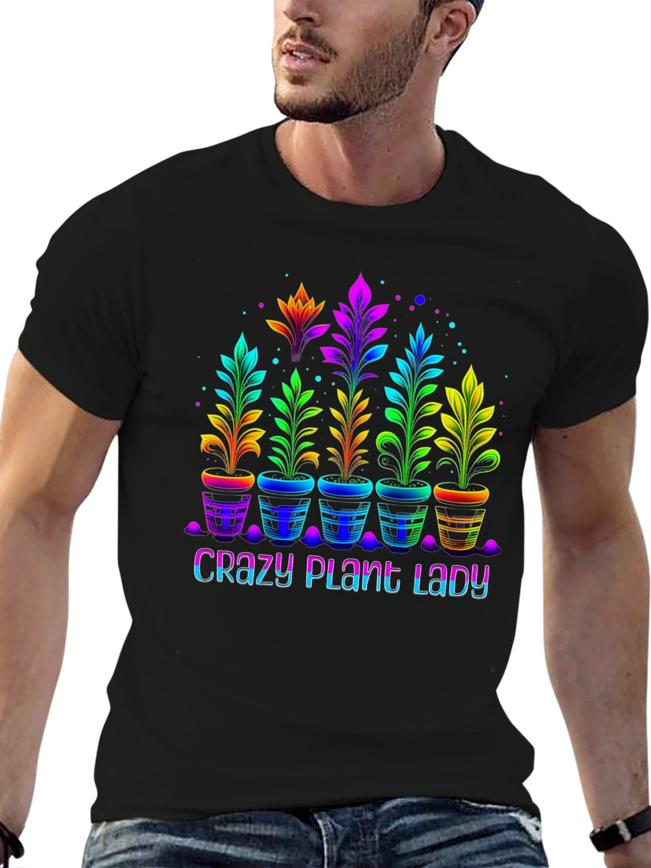 Crazy Plant Lady T-Shirt Floral Graphic Tee