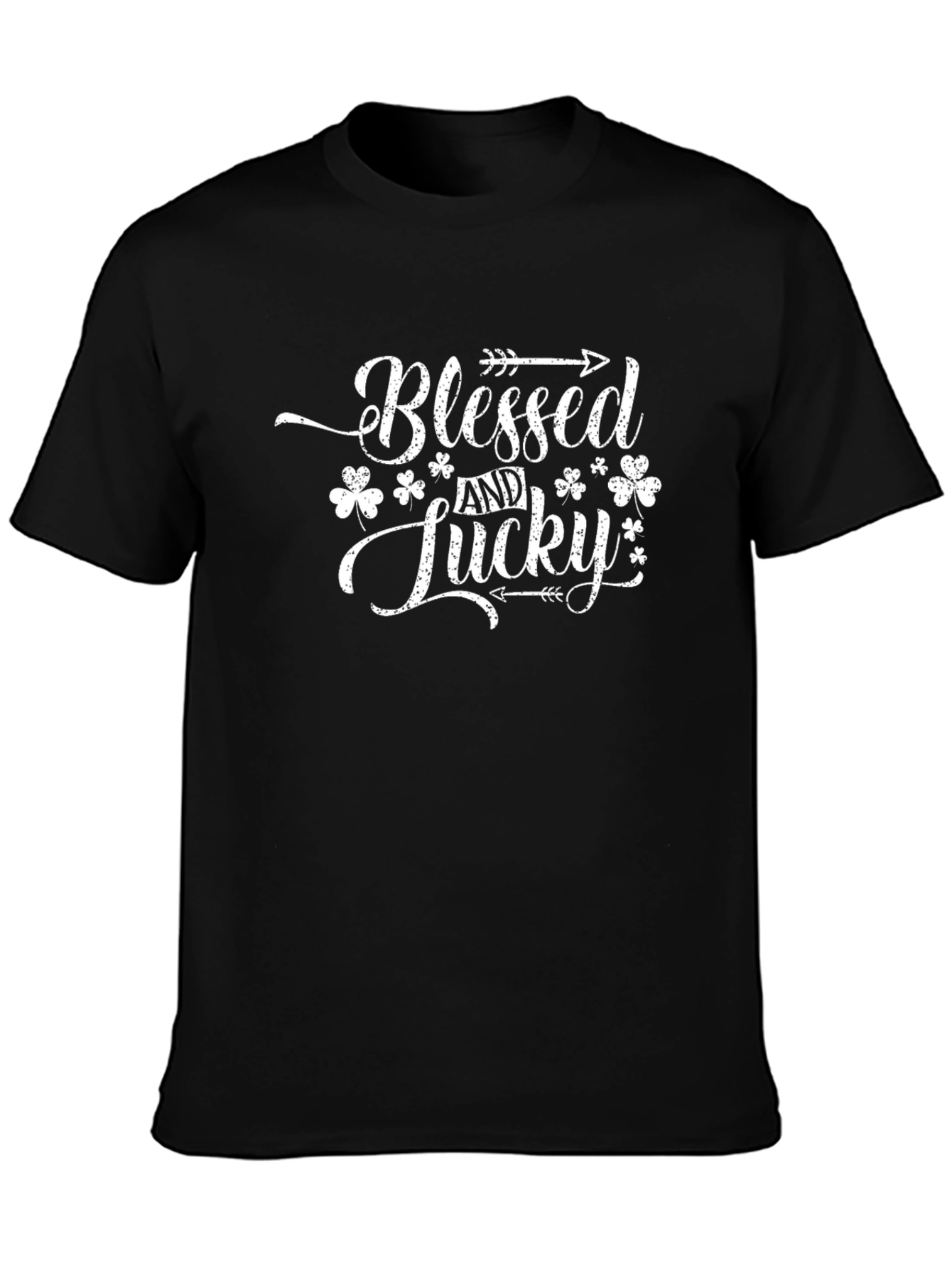 Blessed & Lucky St. Patricks Day Graphic T-Shirt