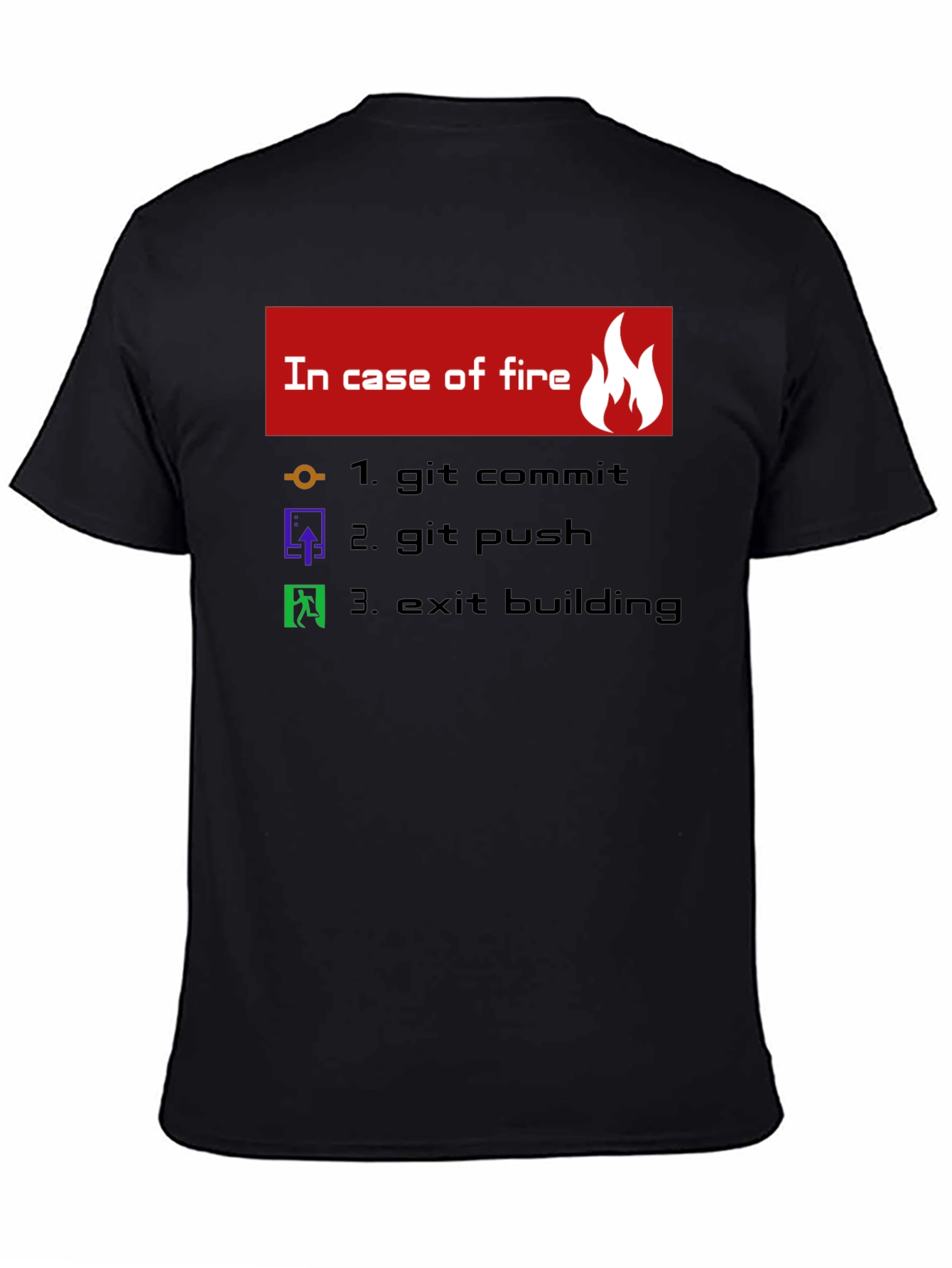 Funny Programmer T-Shirt - In Case of Fire