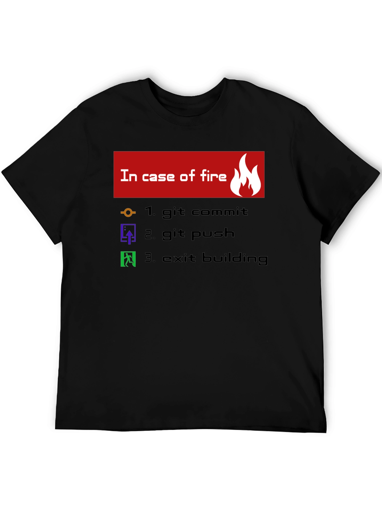 Funny Programmer T-Shirt - In Case of Fire