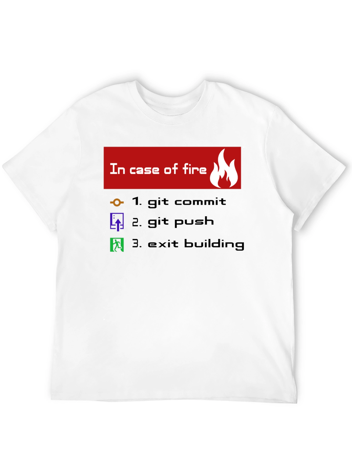 Funny Programmer T-Shirt - In Case of Fire