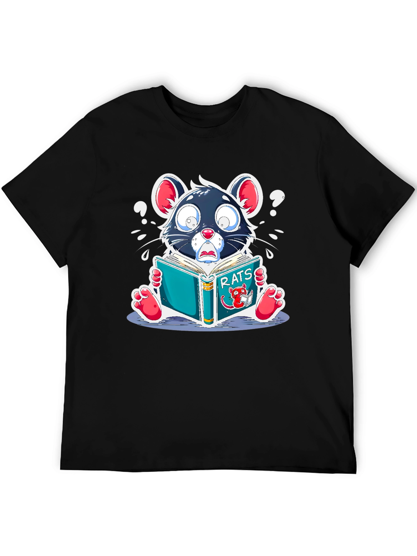 Rat Reading T-Shirt