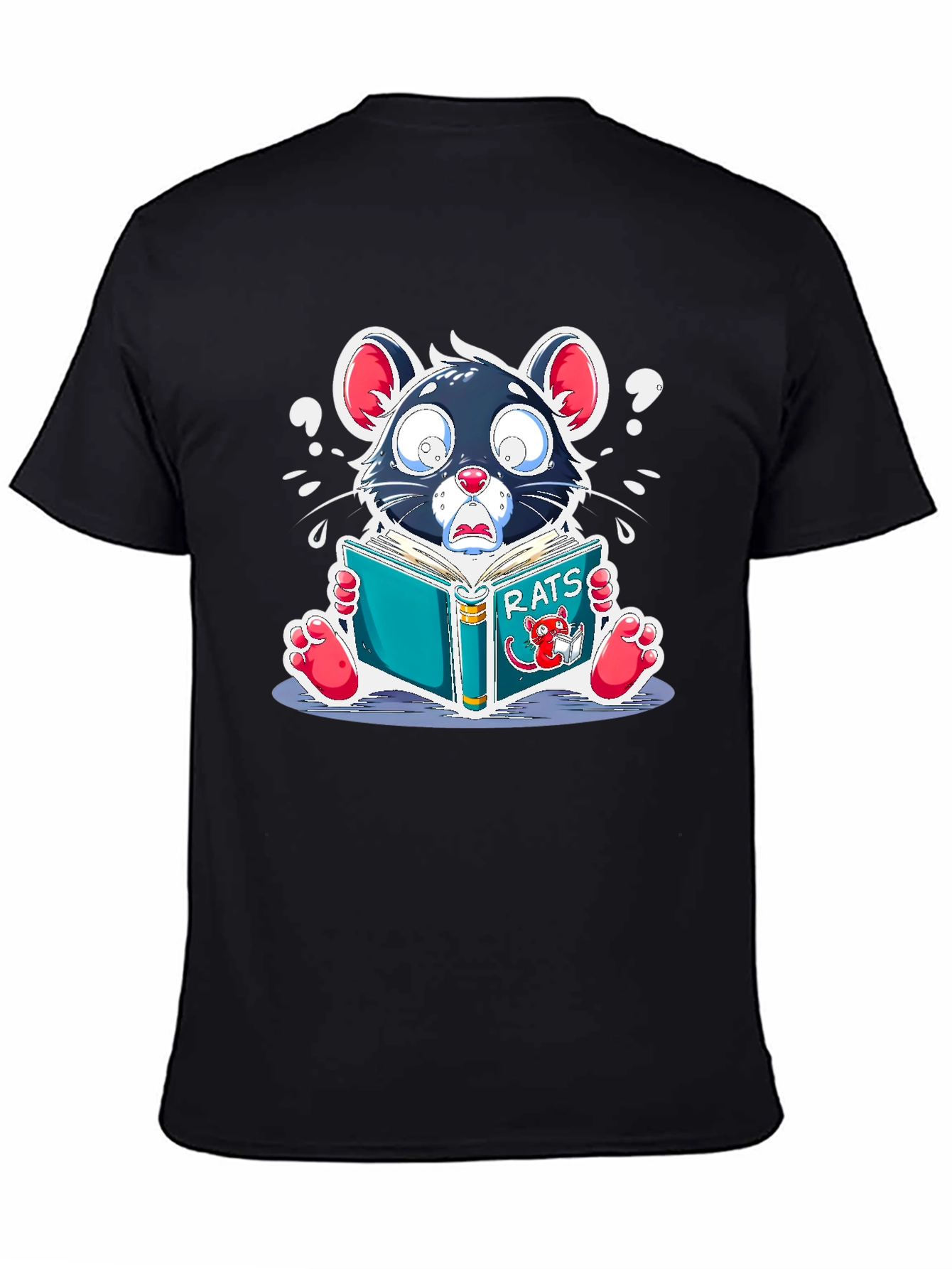 Rat Reading T-Shirt