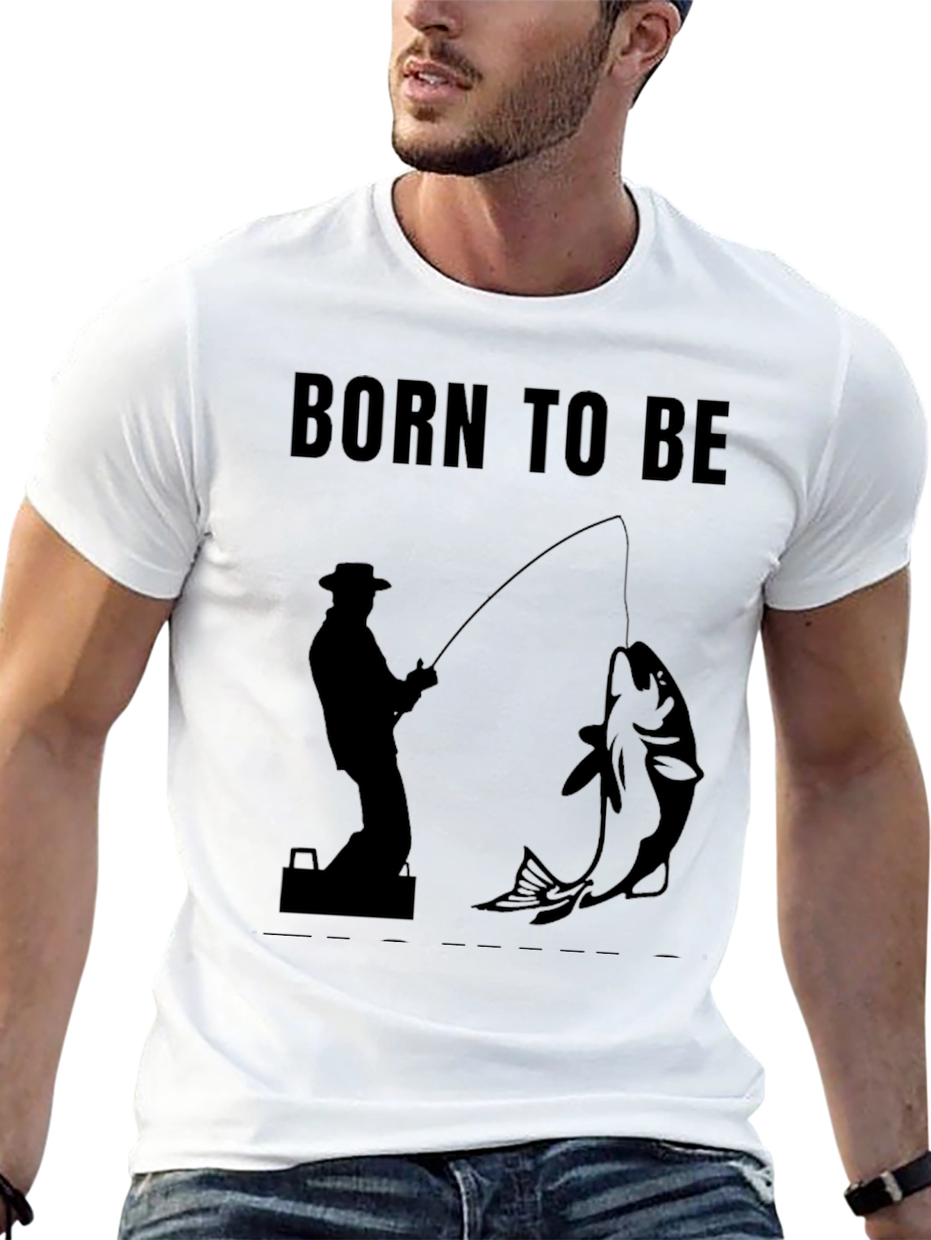 Born to Be Fishing Graphic Tee