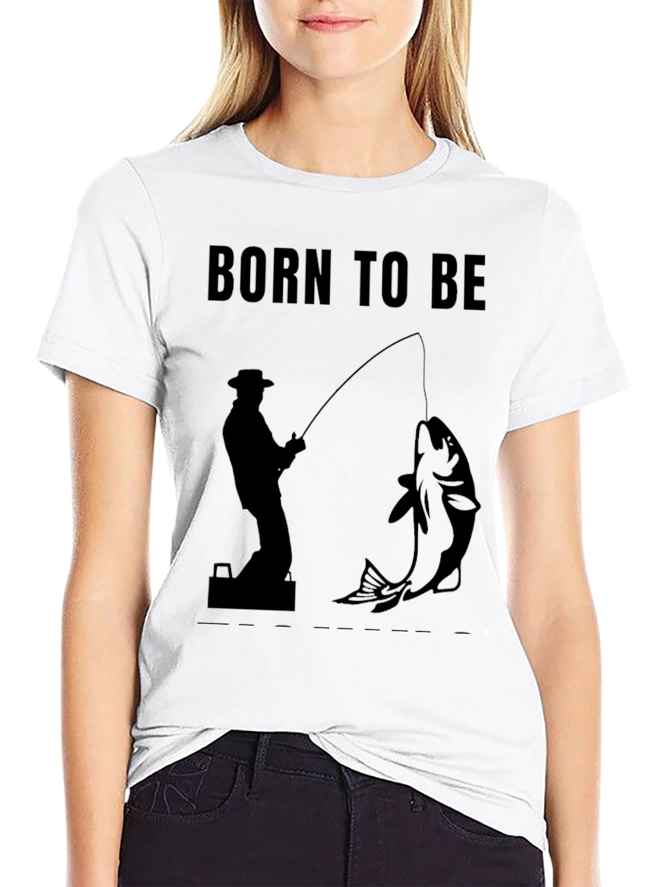 Born to Be Fishing Graphic Tee