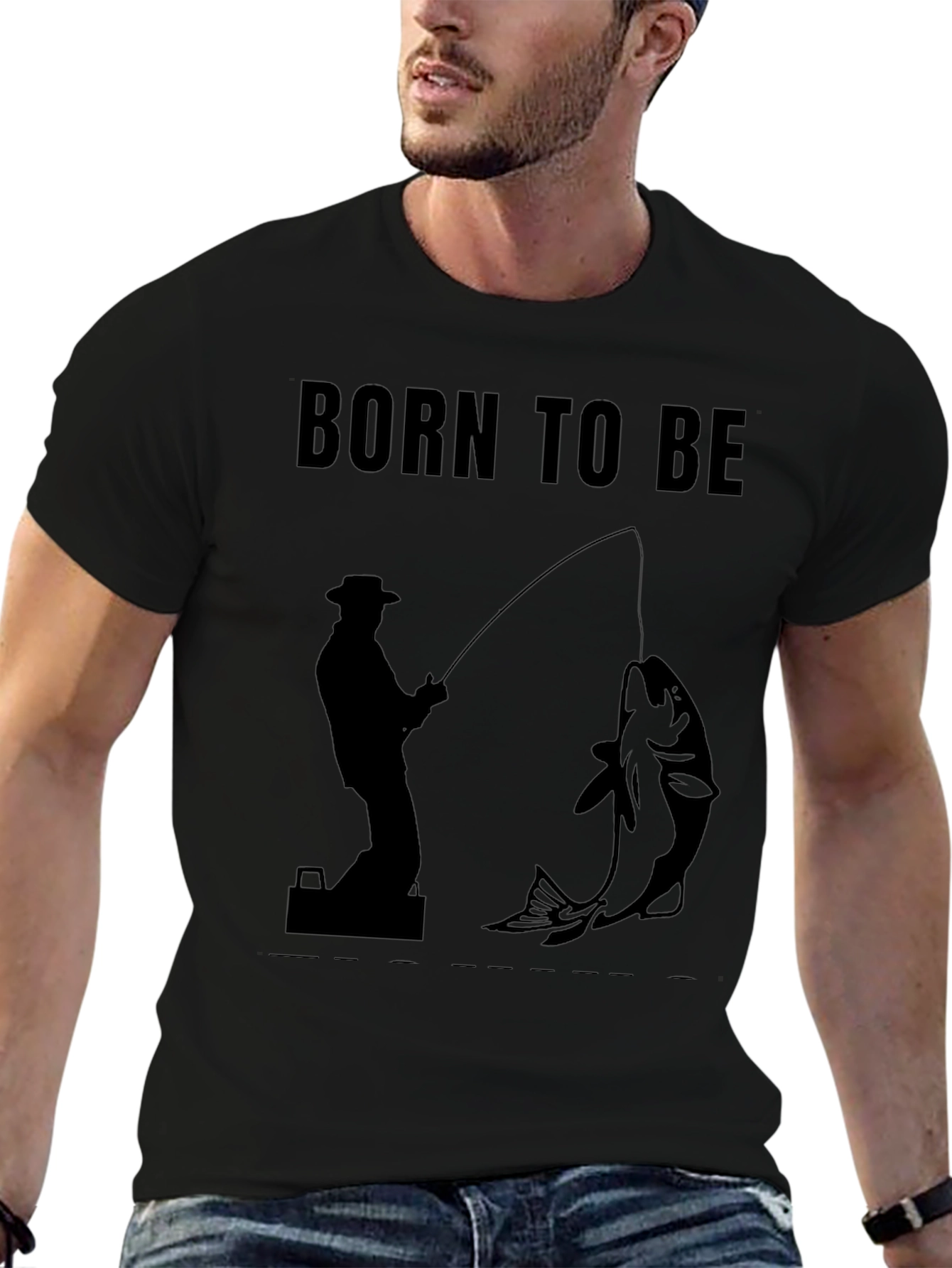 Born to Be Fishing Graphic Tee