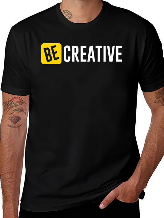 Be Creative Black T-Shirt