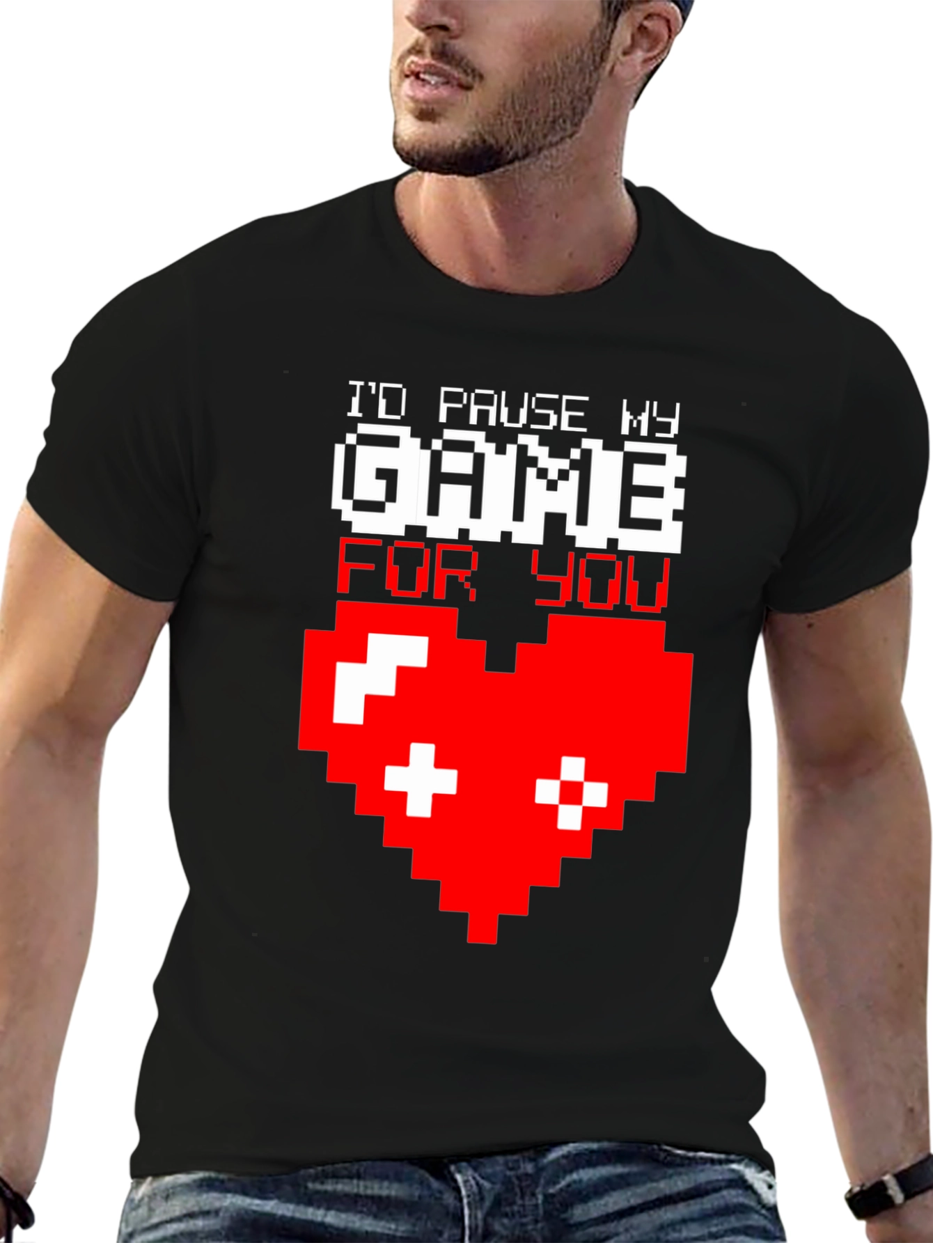 Gamer Love Black T-Shirt