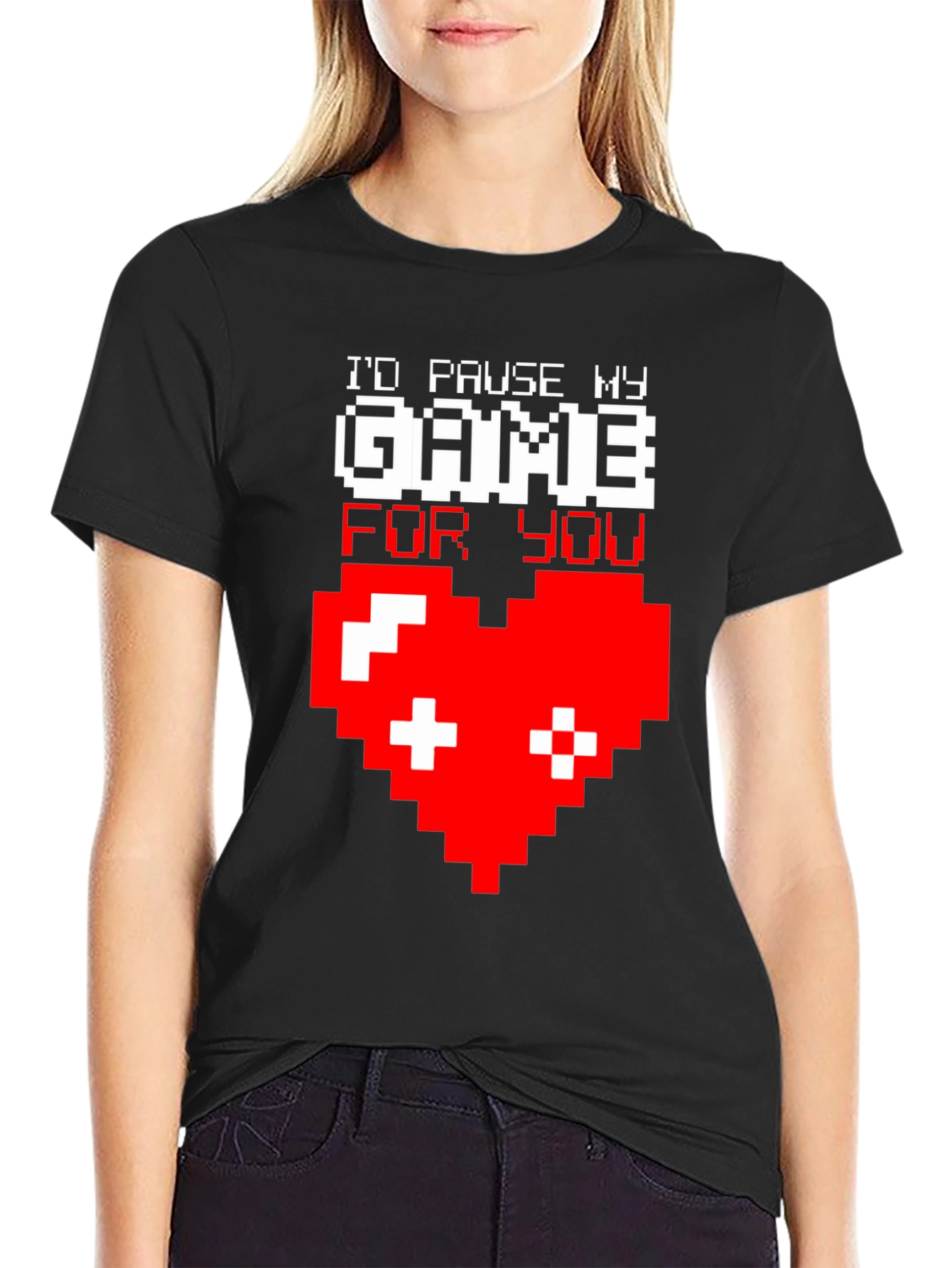 Gamer Love Black T-Shirt