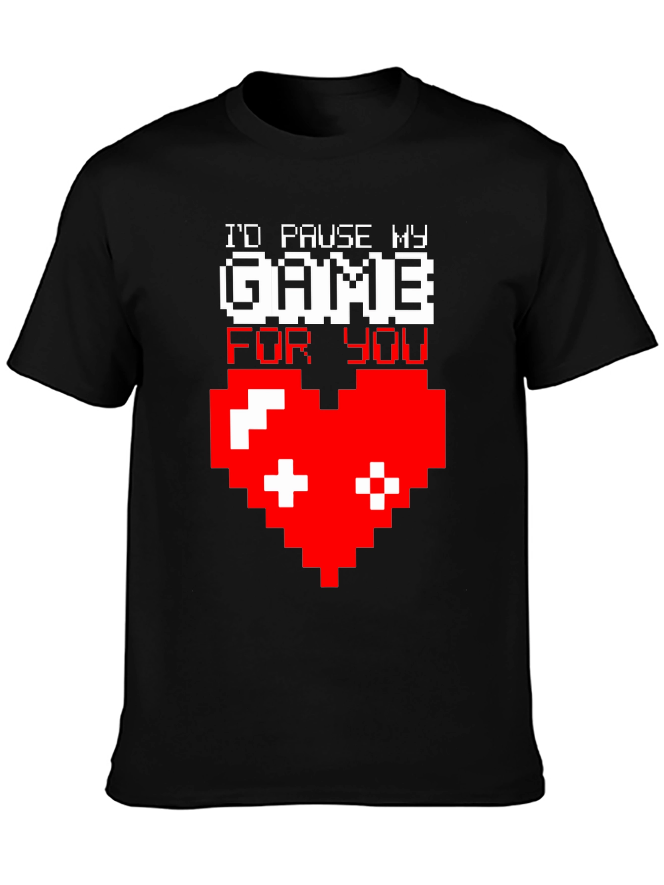 Gamer Love Black T-Shirt