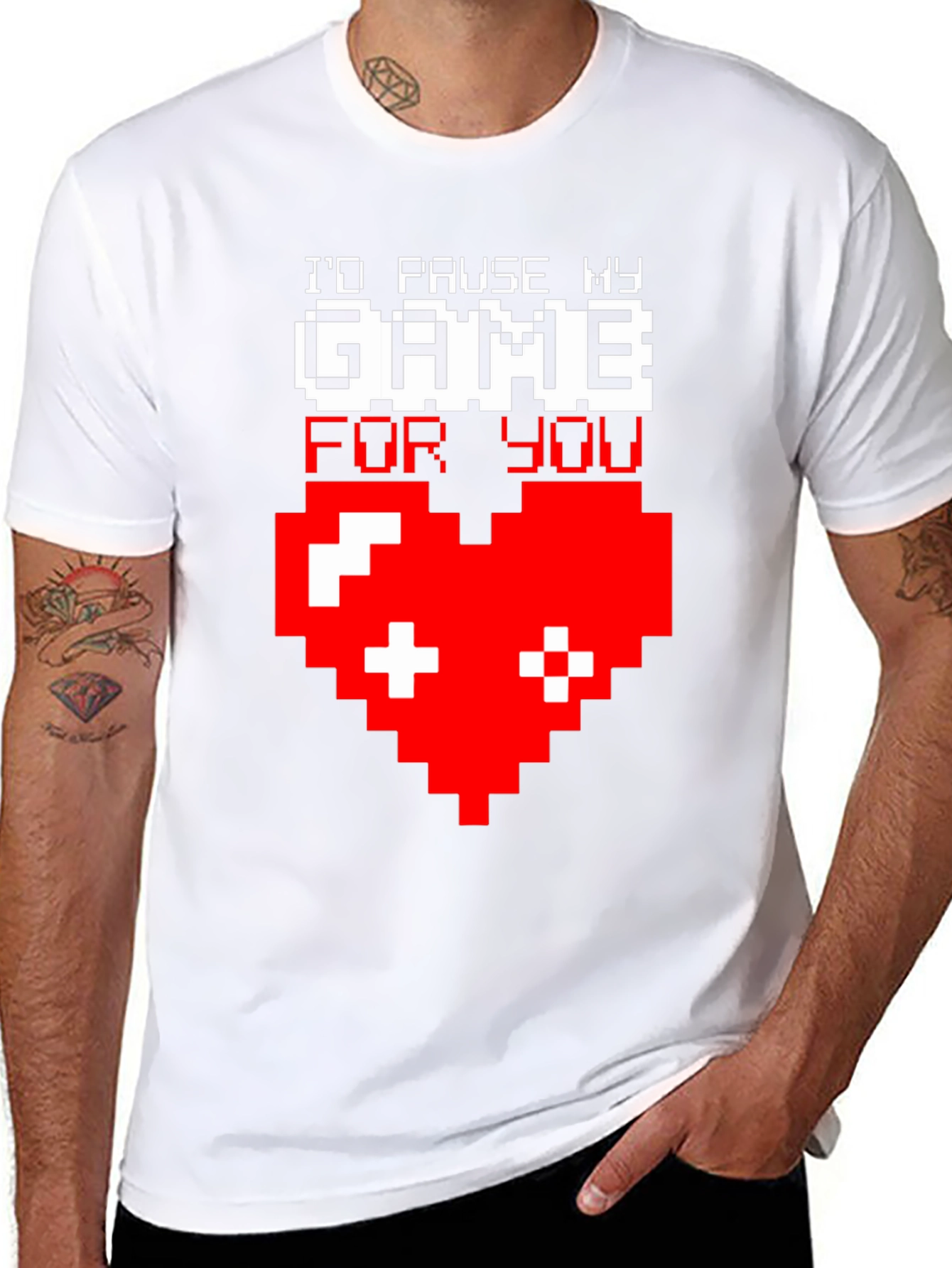 Gamer Love Black T-Shirt