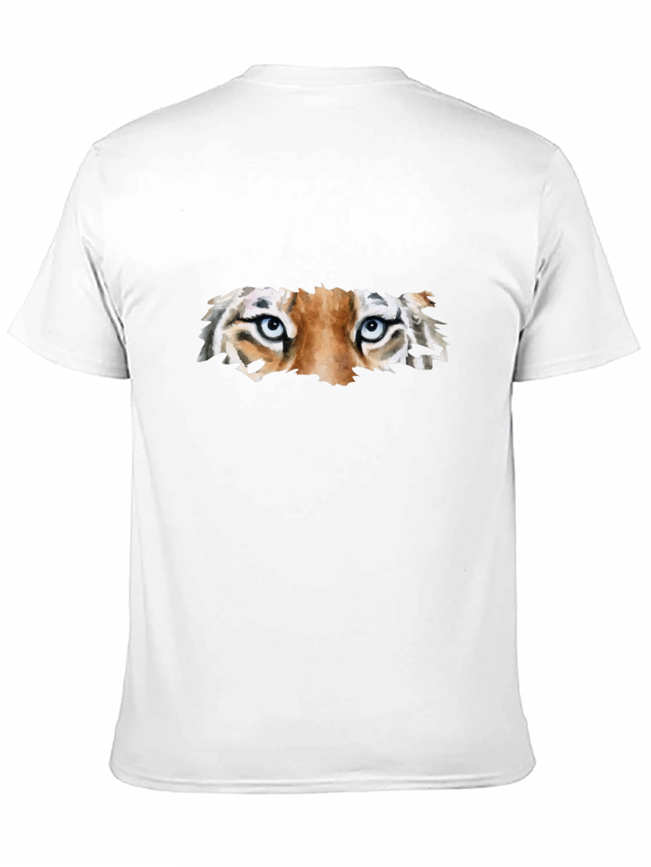 Tiger Eyes Black T-Shirt Graphic Tee Animal Print