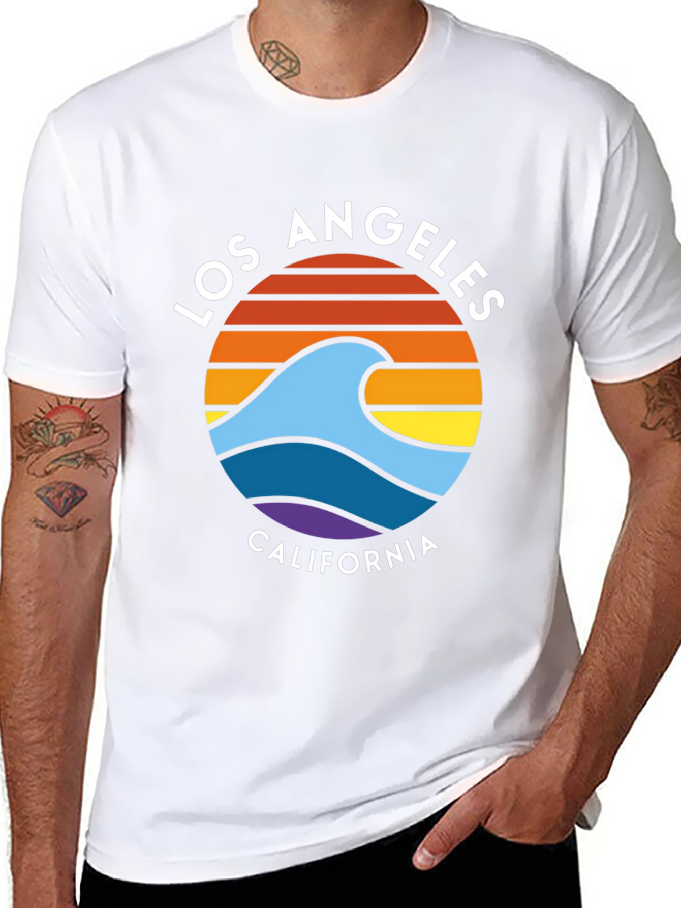 Los Angeles California Graphic Tee - Coastal Vibe