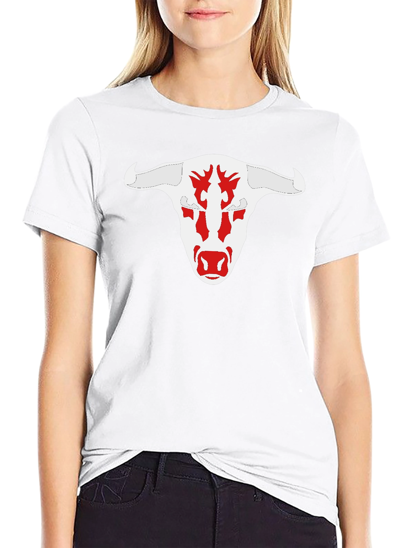 Bull Skull Graphic T-Shirt - Bold & Unique Design