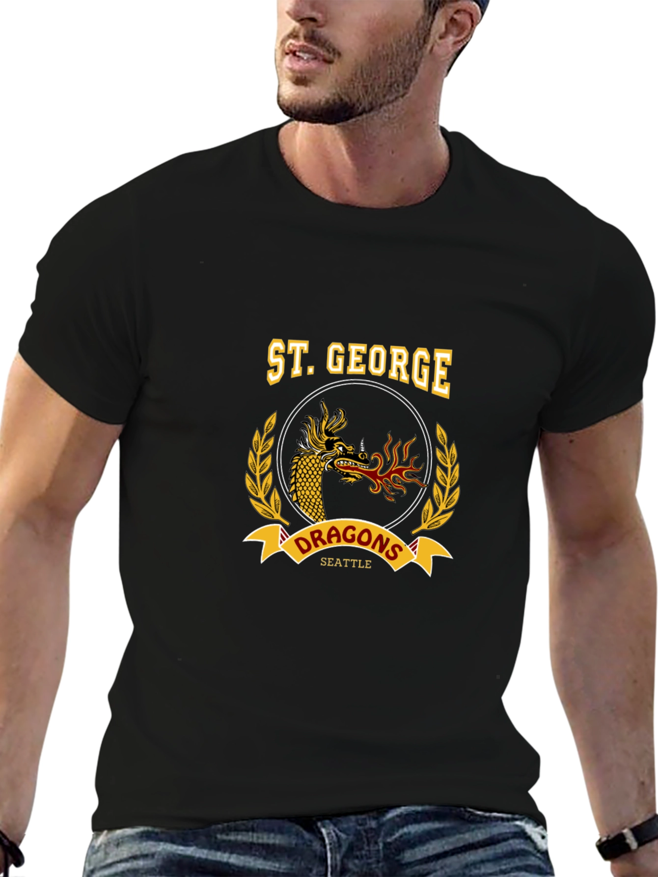 St. George Dragons Seattle Black T-Shirt