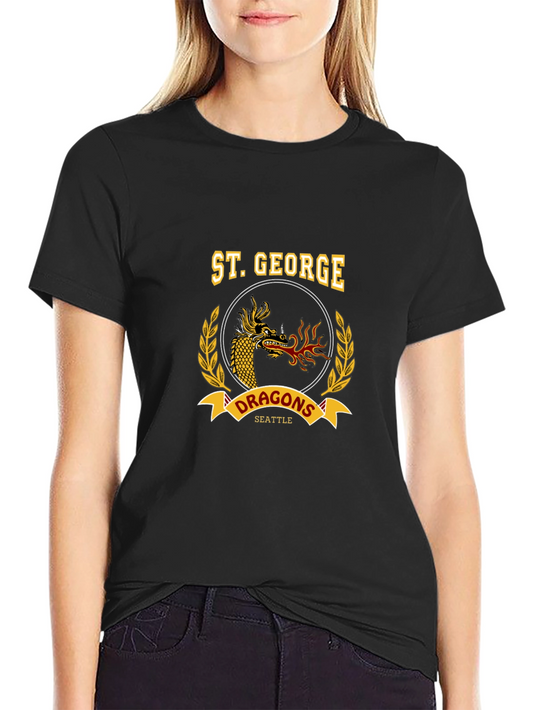 St. George Dragons Seattle Black T-Shirt