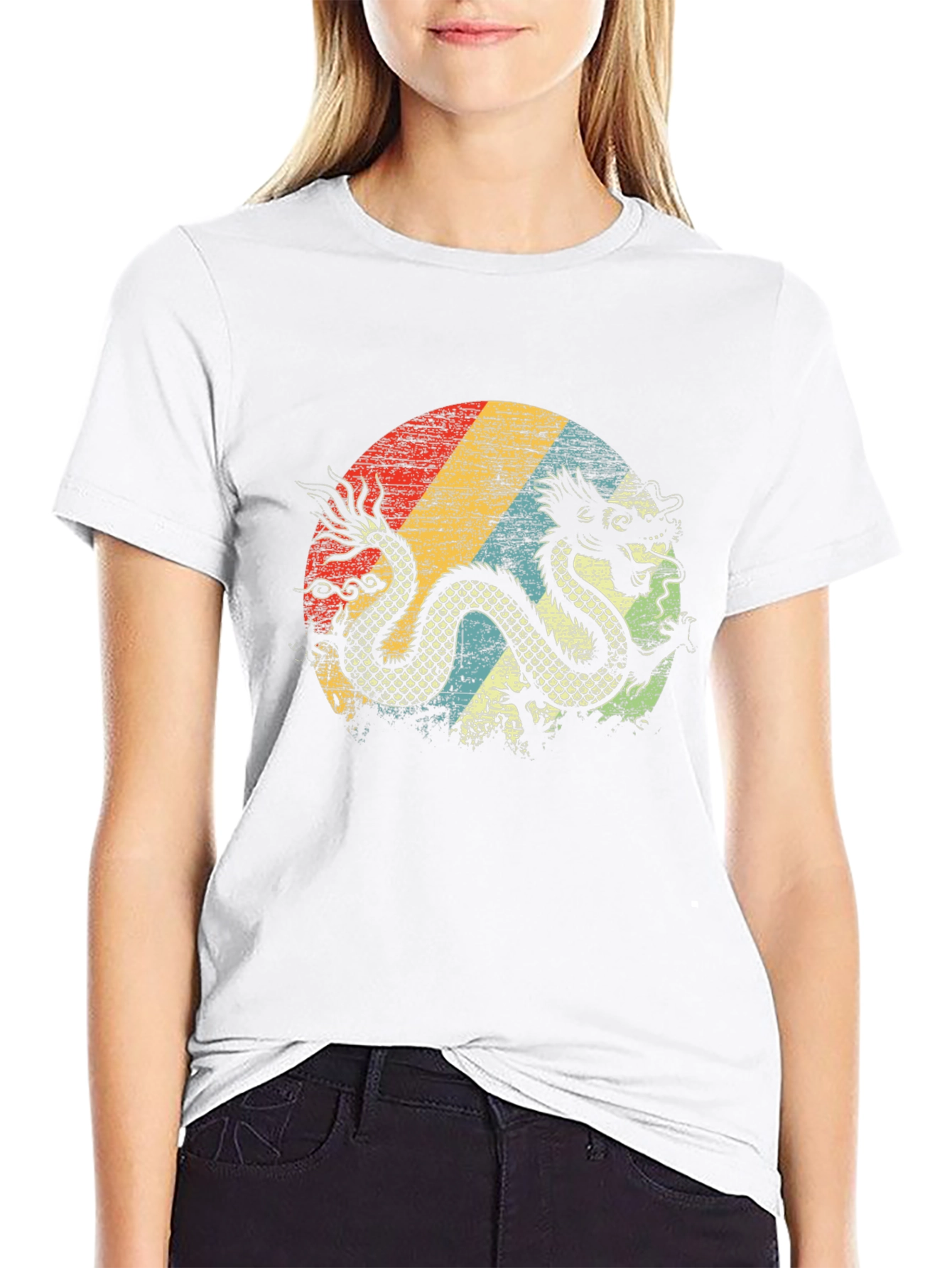 Retro Dragon Graphic Tee
