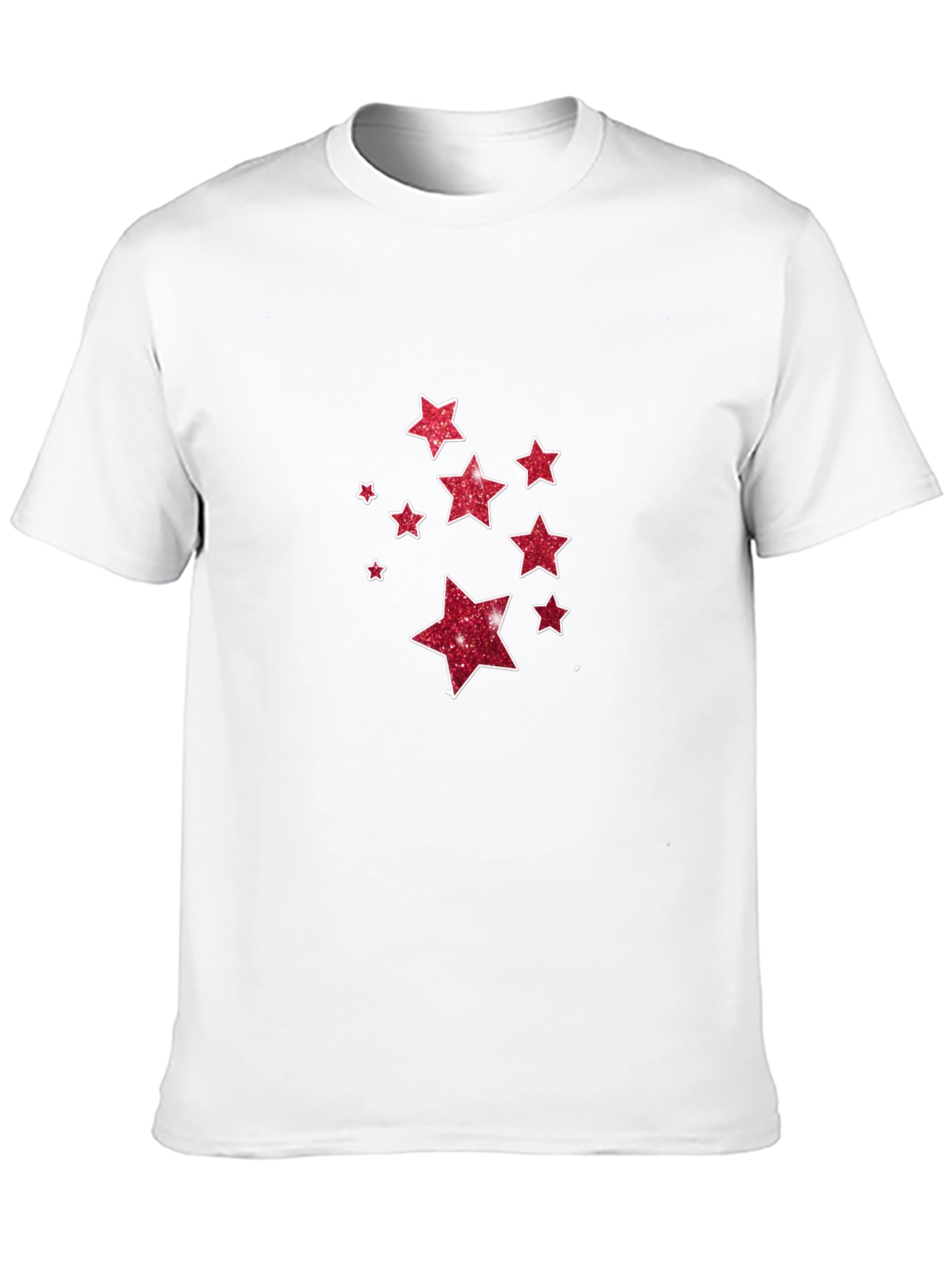Starry Night Tee - Black Cotton Blend T-Shirt